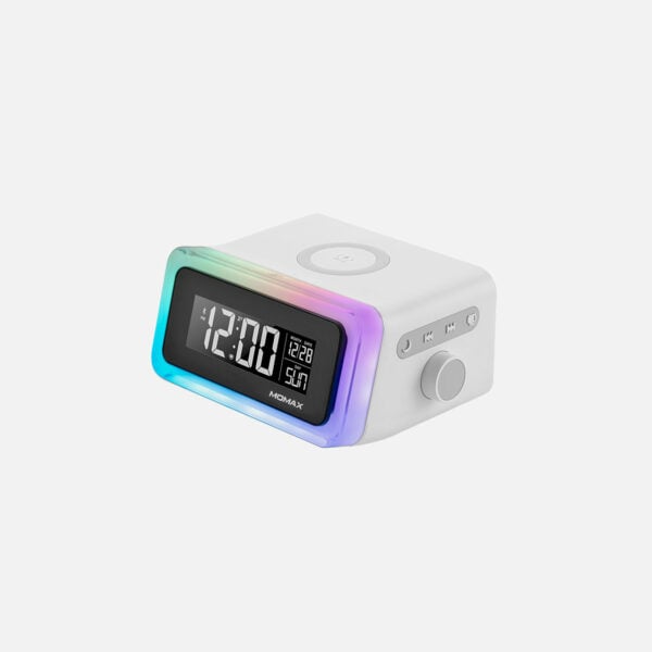 Momax Q. Clock 2 Digital Clock with Wireless Charger