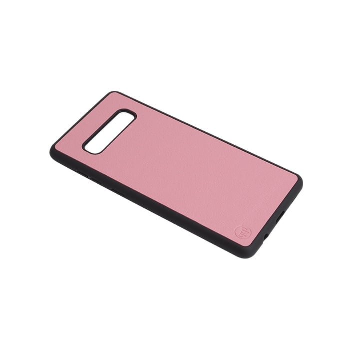 Samsung S10 Nappa Leather Case - Pink - Image 2