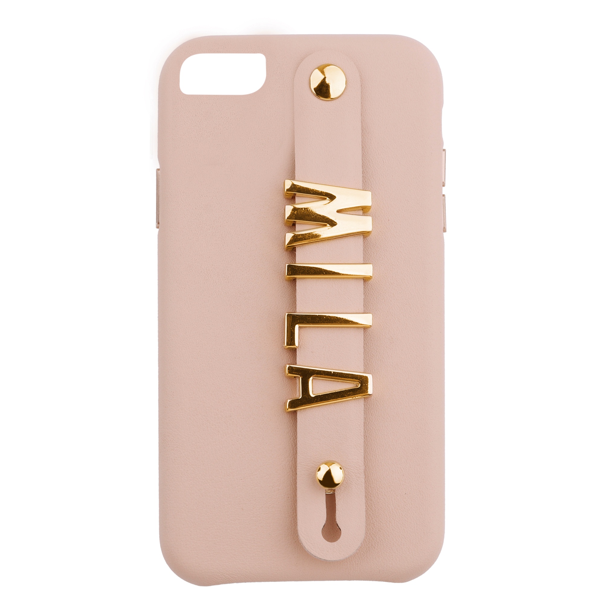 iPhone 6/6S Letter Strap Case- Nude - Image 2
