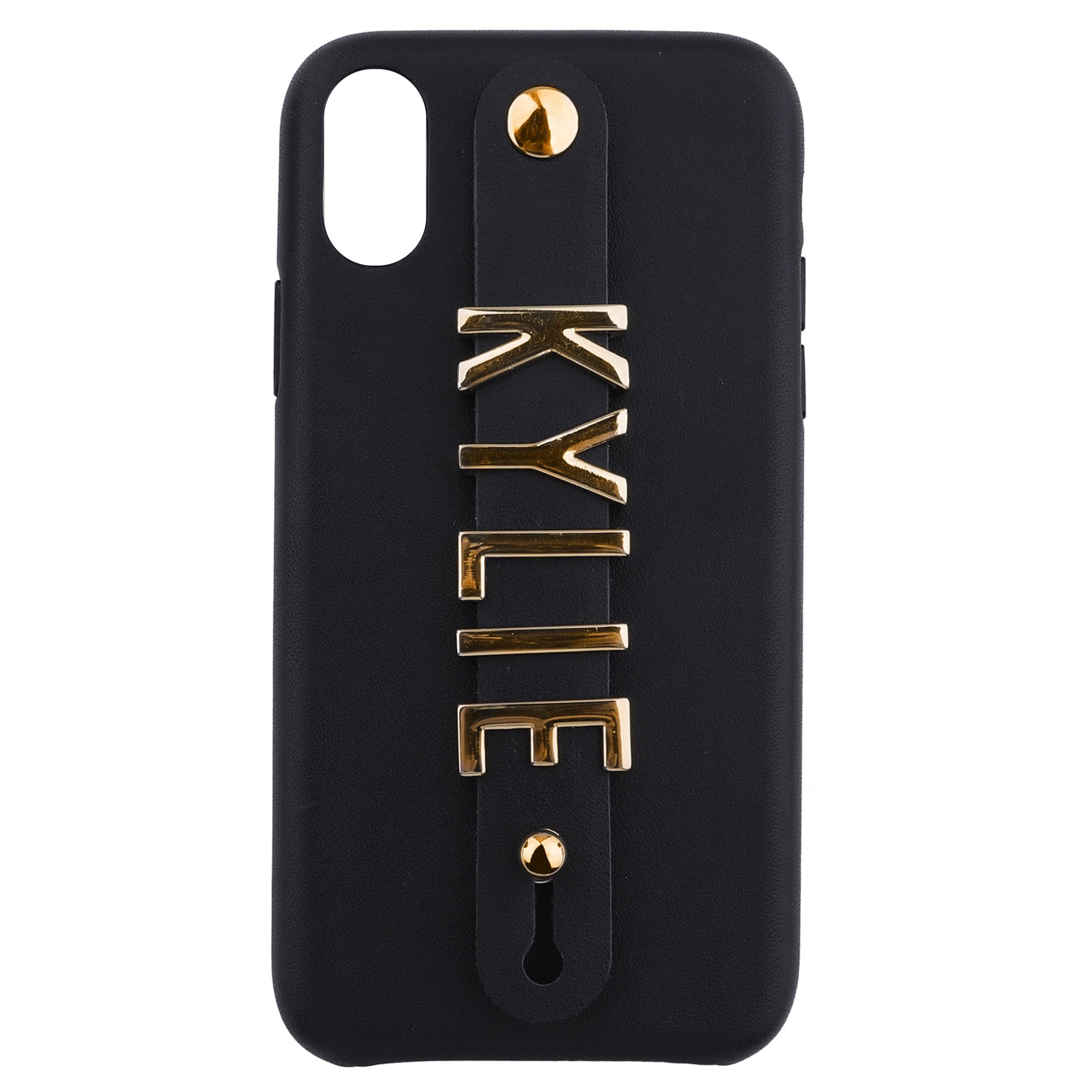 iPhone X/XS Letter Strap Case- Black - Image 2