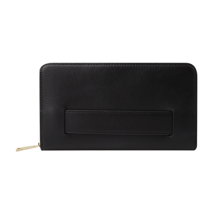 Lifestyle Wallet- Black (Monogram on Strap)