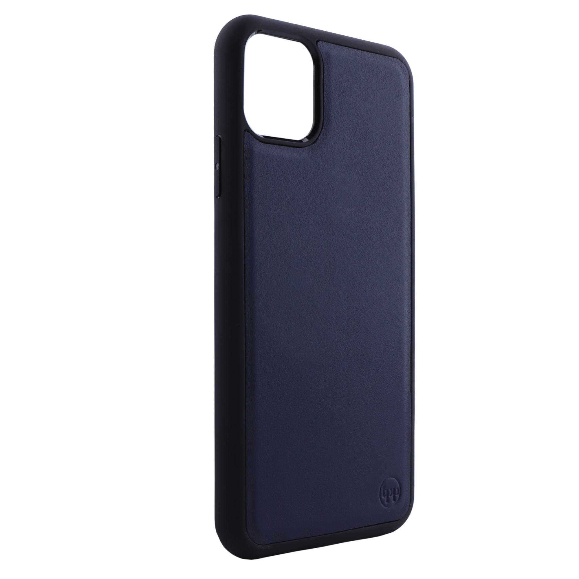 iPhone 11 Pro Nappa Leather Case - Blue - Image 4