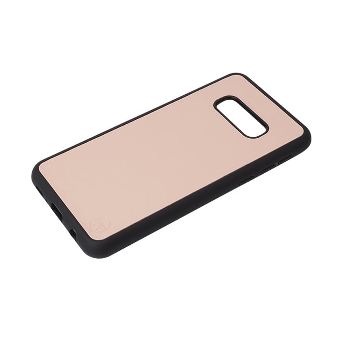 Samsung S10e Nappa Leather Case - Nude - Image 2