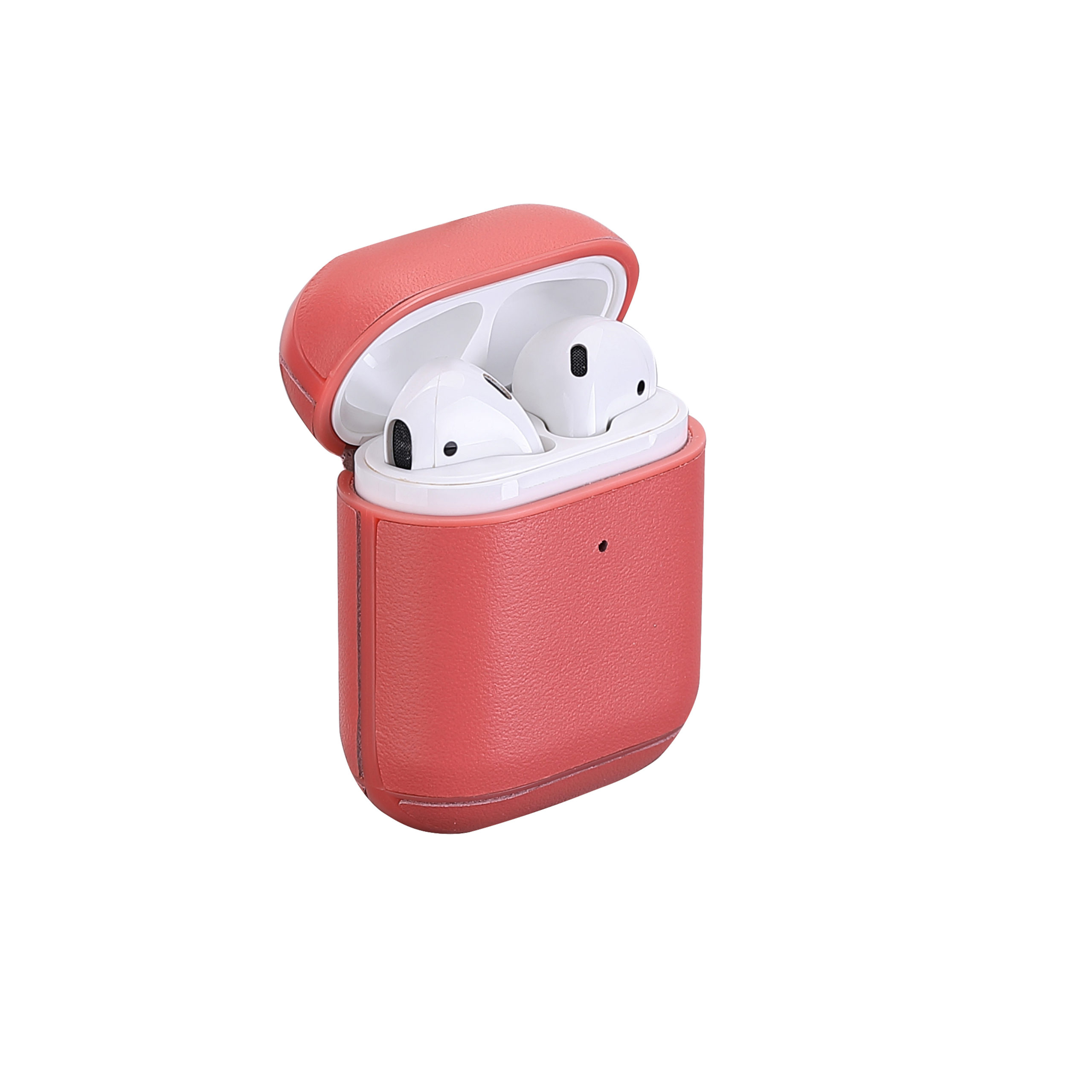 AirPods Leather Case- Peach - Image 2