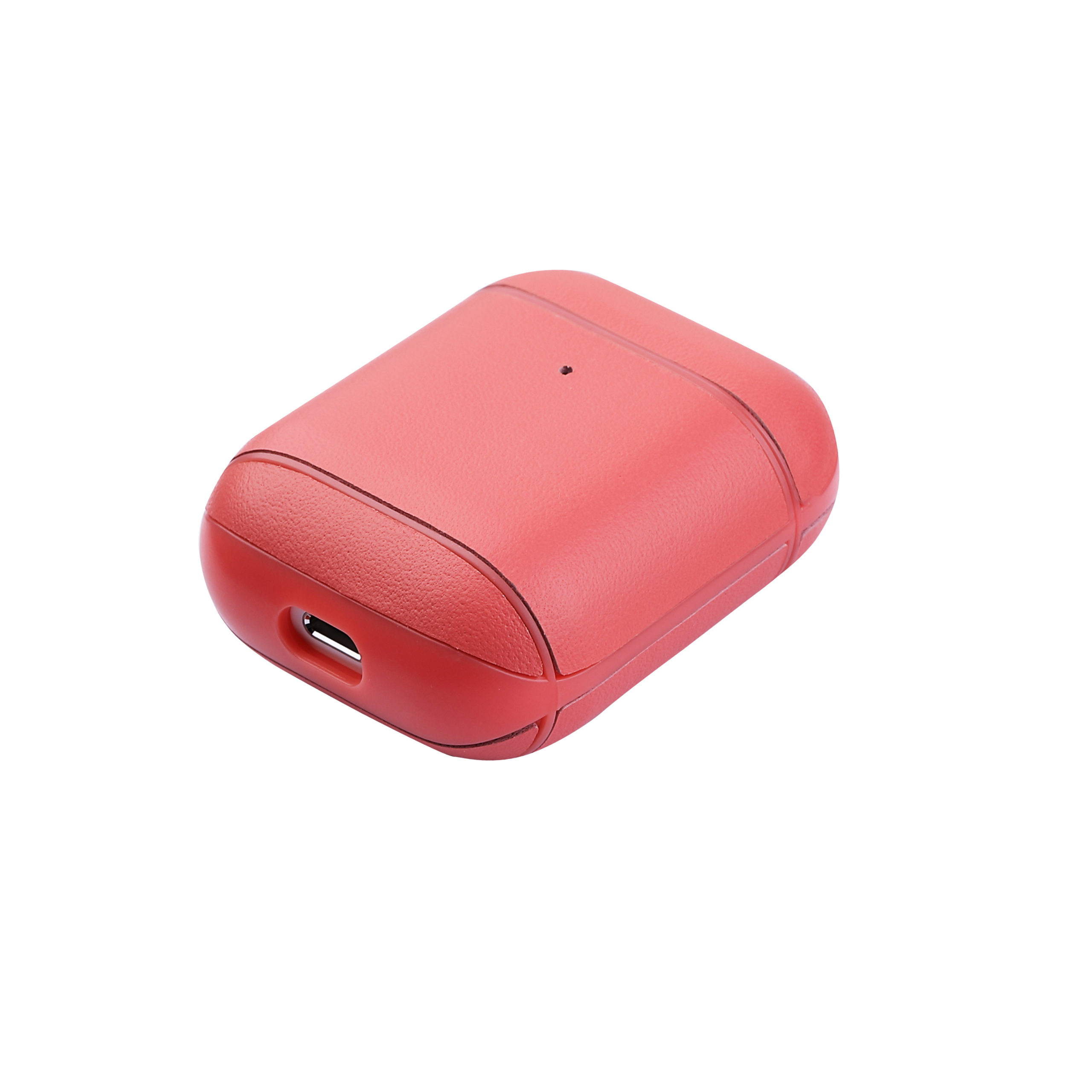 AirPods Leather Case- Peach - Image 4