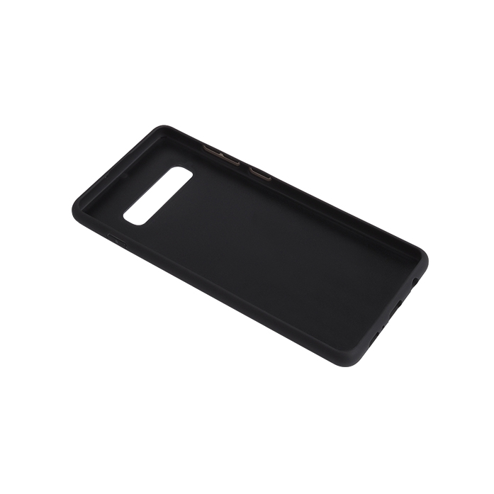 Samsung S10 Plus Nappa Leather Case - Black - Image 4