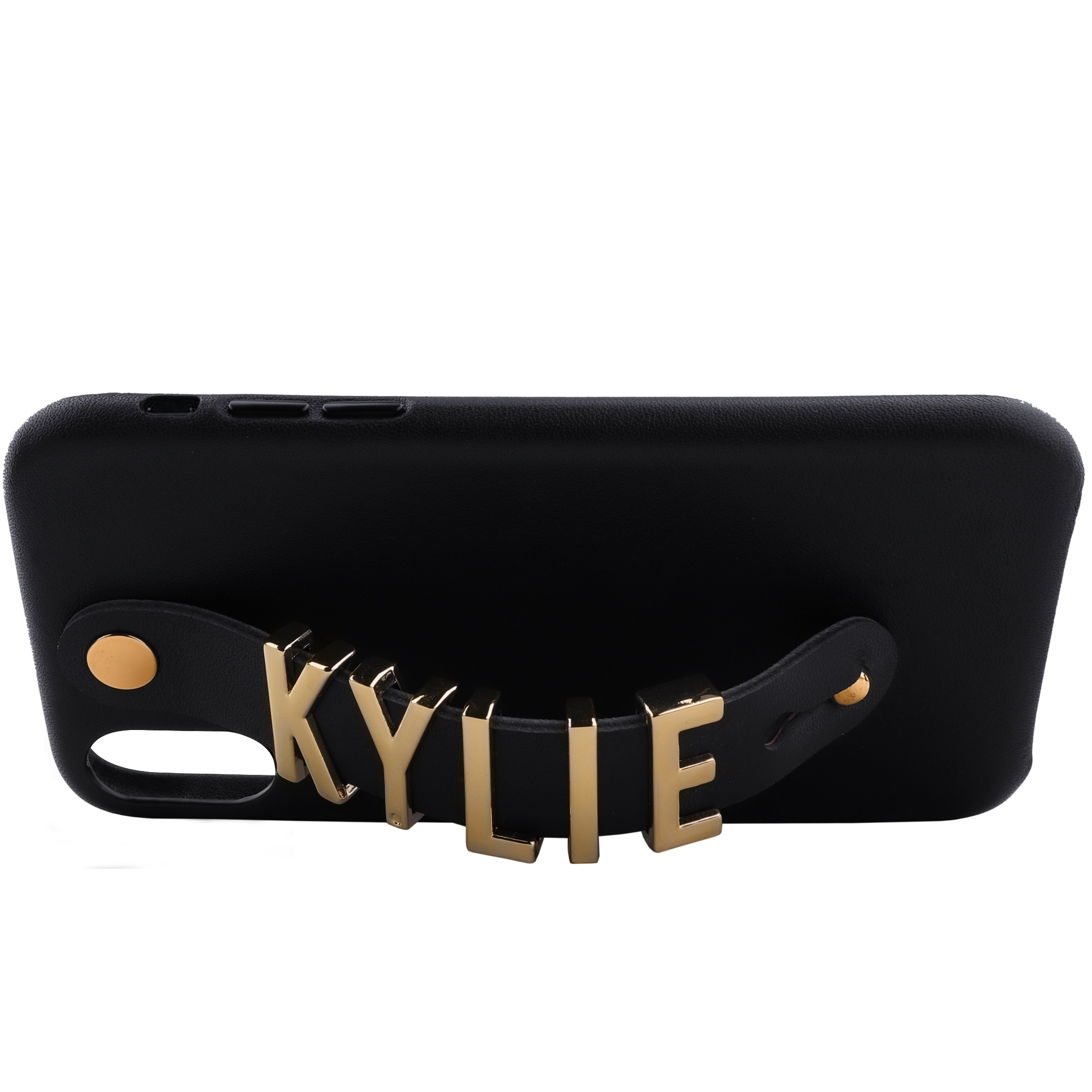 iPhone XS Max Letter Strap Case- Black - Image 4