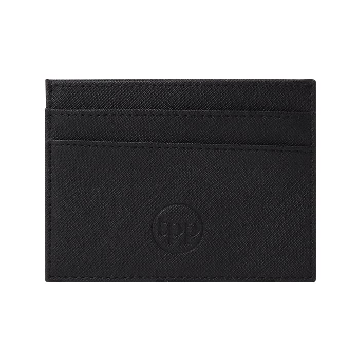 Slim Card Holder- Saffiano Black - Image 5