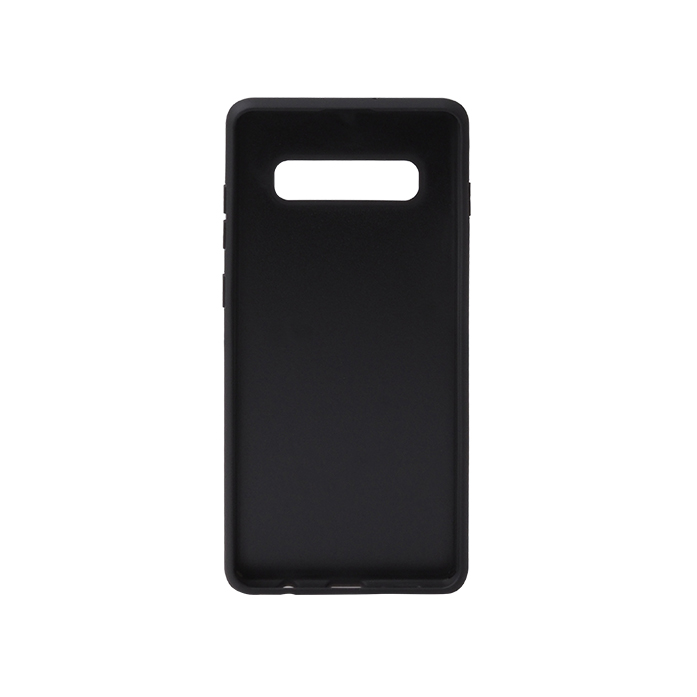 Samsung S10 Plus Nappa Leather Case - Black - Image 3