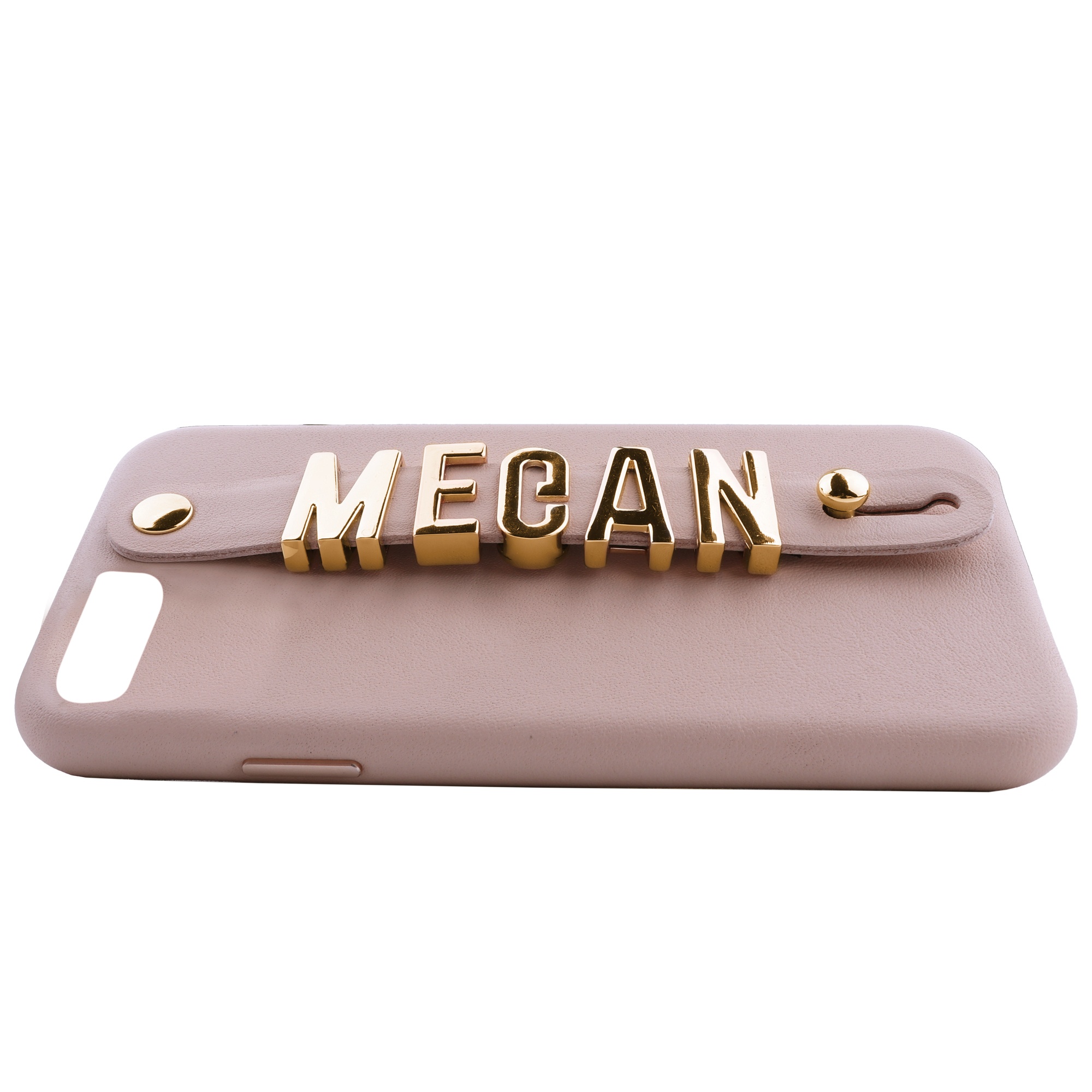 iPhone 6 Plus/6S Plus Letter Strap Case- Nude - Image 5