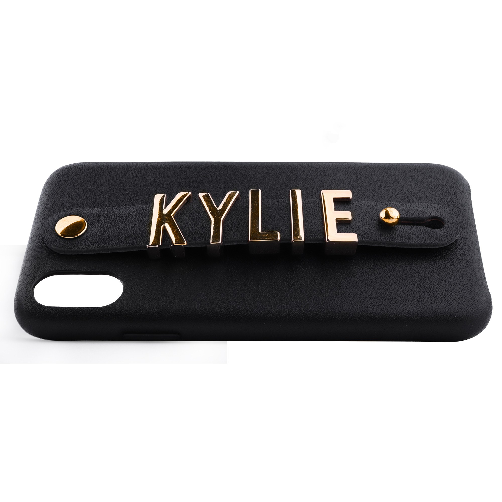 iPhone XR Letter Strap Case- Black - Image 5