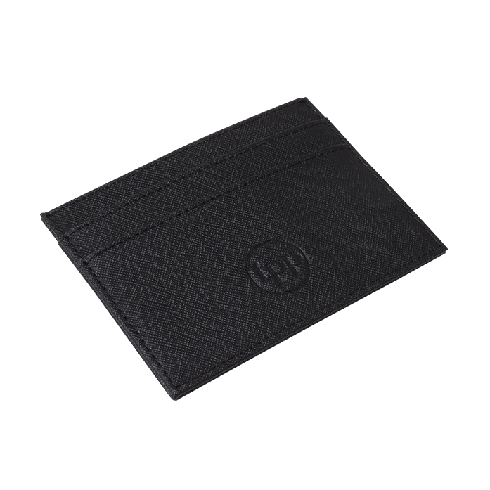 Slim Card Holder- Saffiano Black - Image 6
