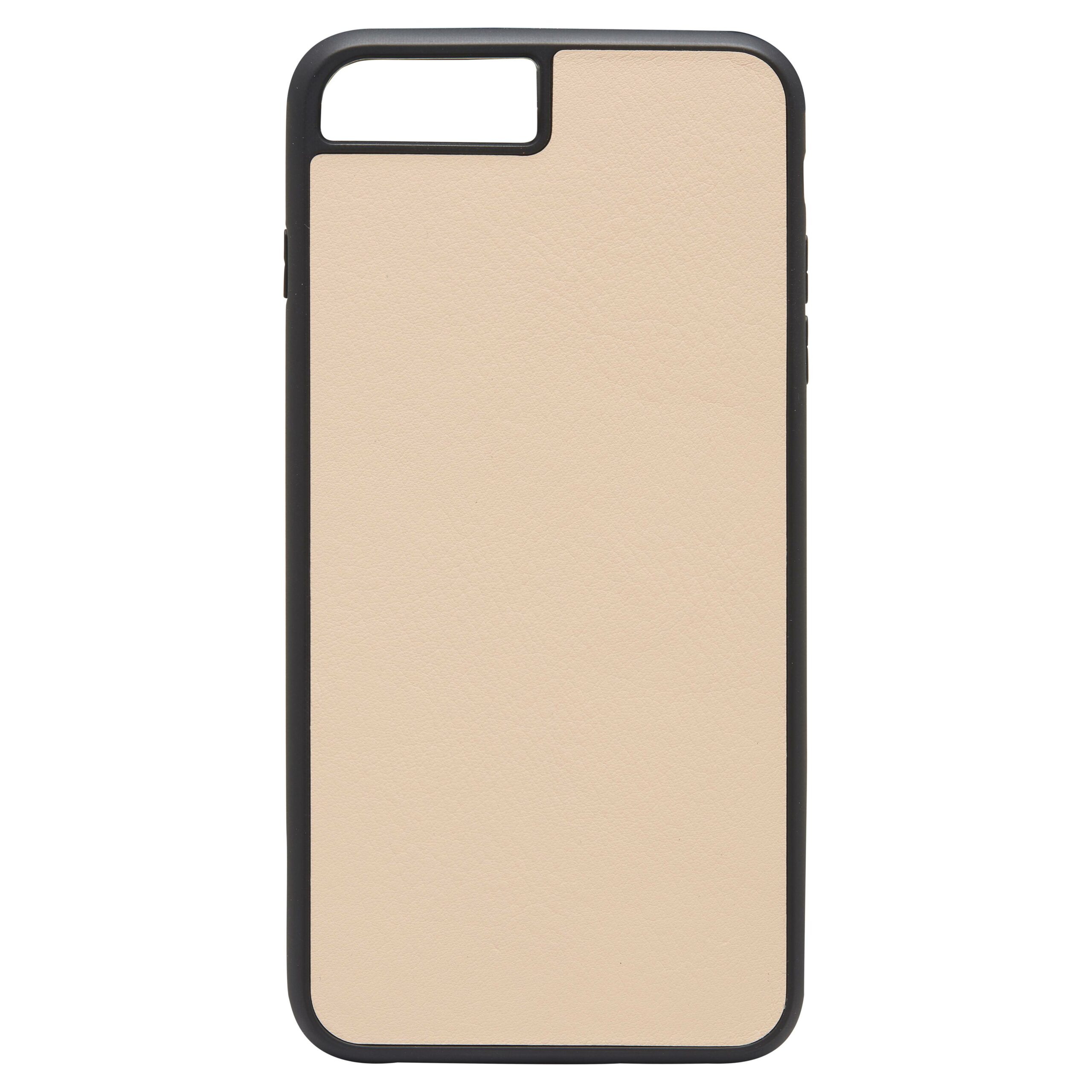 iPhone 7 Plus/8 Plus Nappa Leather Case - Nude
