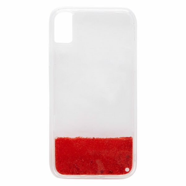 iPhone XR Glitter Case - Red - Image 3