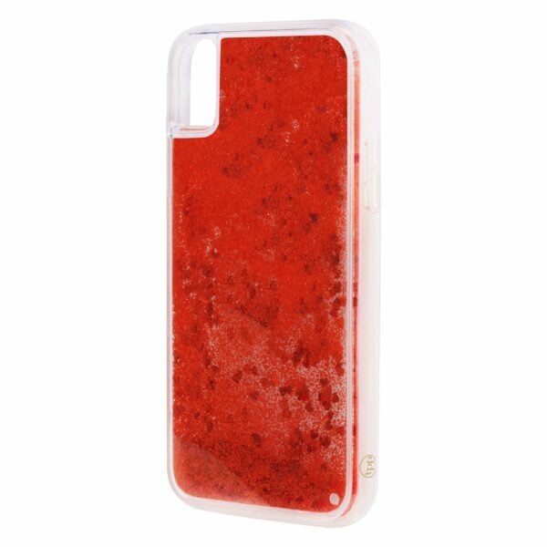 iPhone XR Glitter Case - Red - Image 5