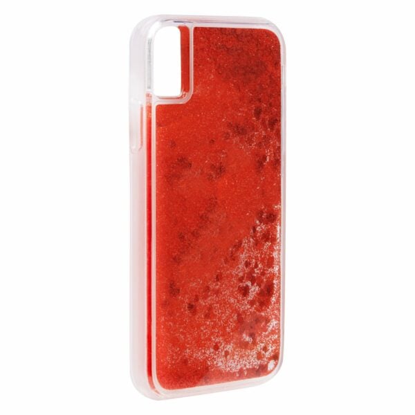 iPhone XR Glitter Case - Red - Image 4
