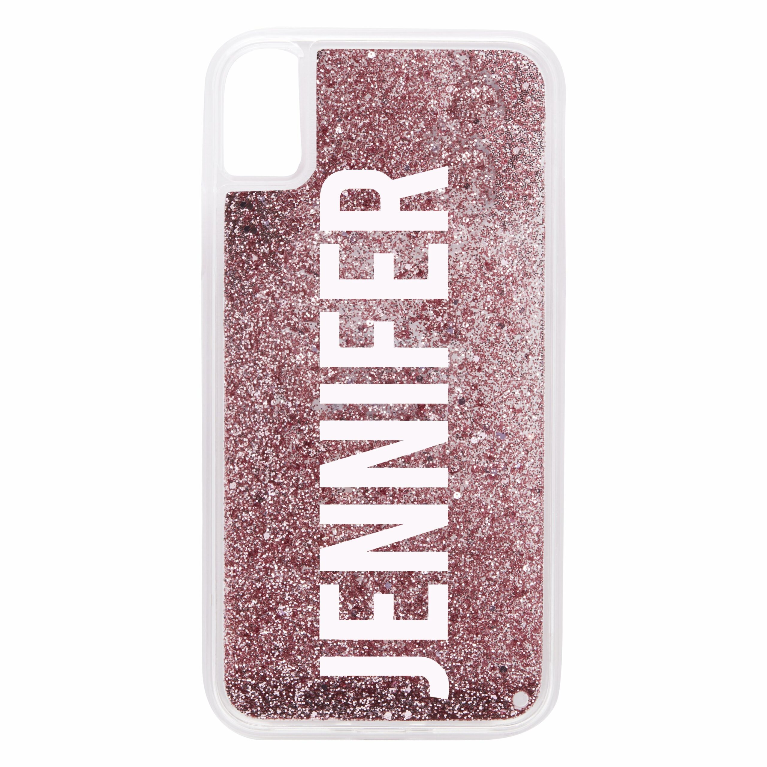 iPhone XR Glitter Case Rose Gold Fone Express