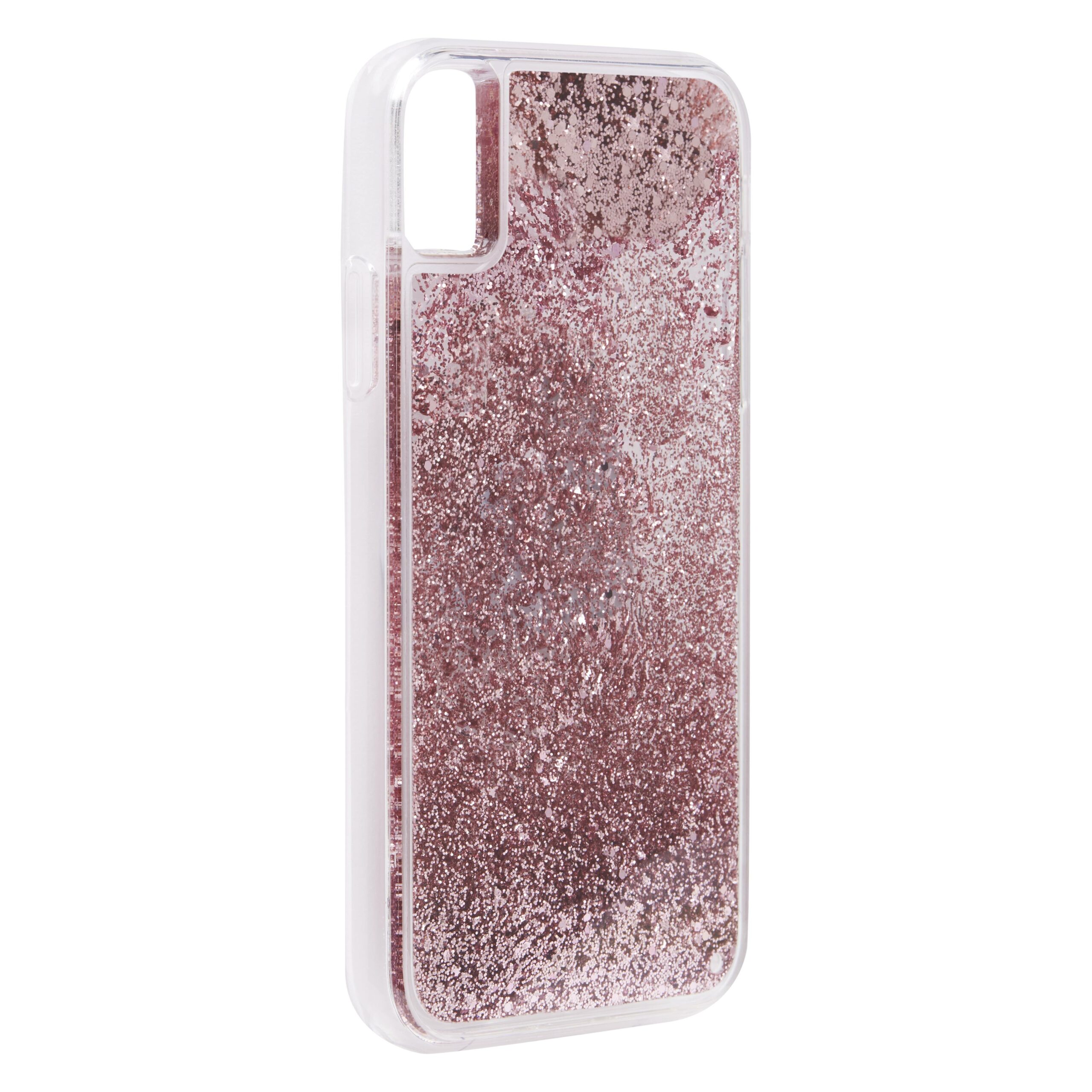 iPhone XR Glitter Case Rose Gold Fone Express