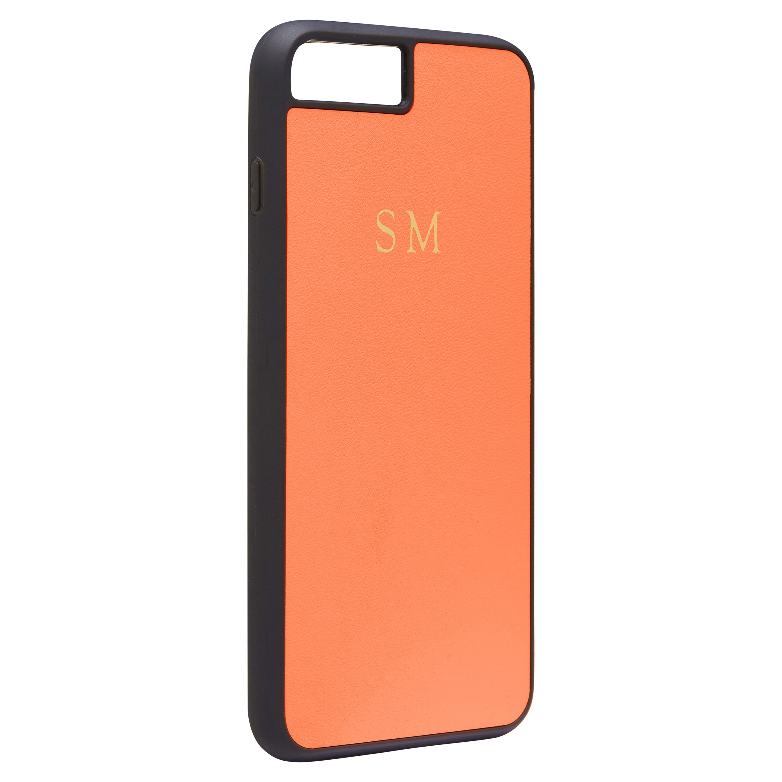 iPhone 7 Plus/8 Plus Nappa Leather Case - Orange - Image 2