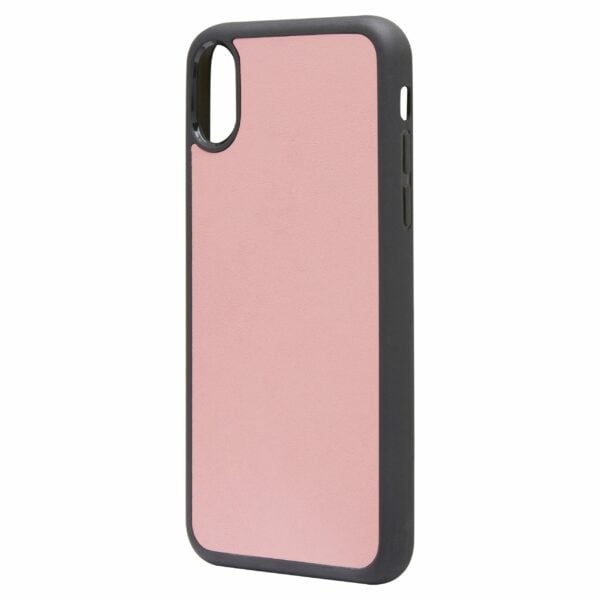 iPhone XR Nappa Leather Case - Pink - Image 4