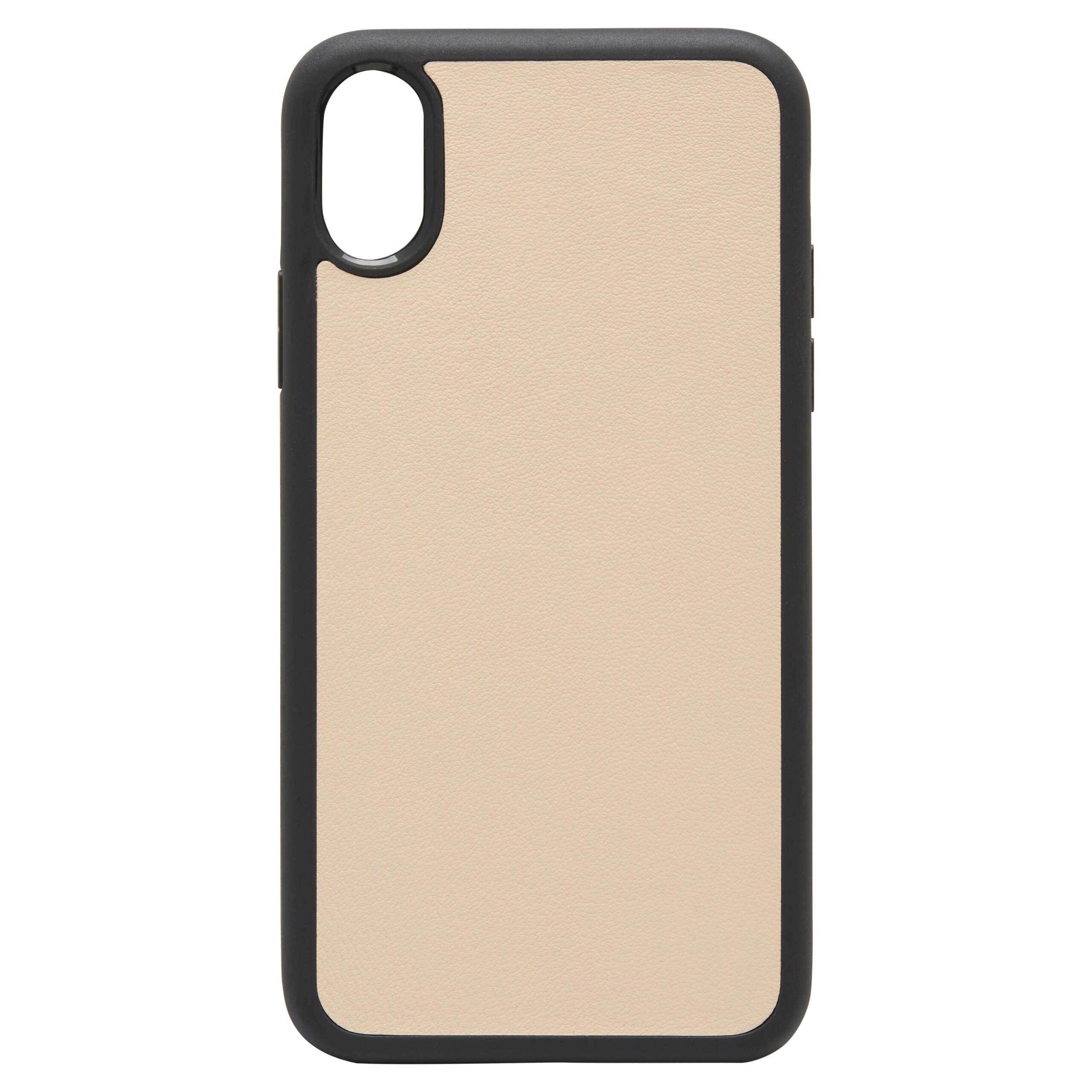 iPhone XS MAX Nappa Leather Case - Nude