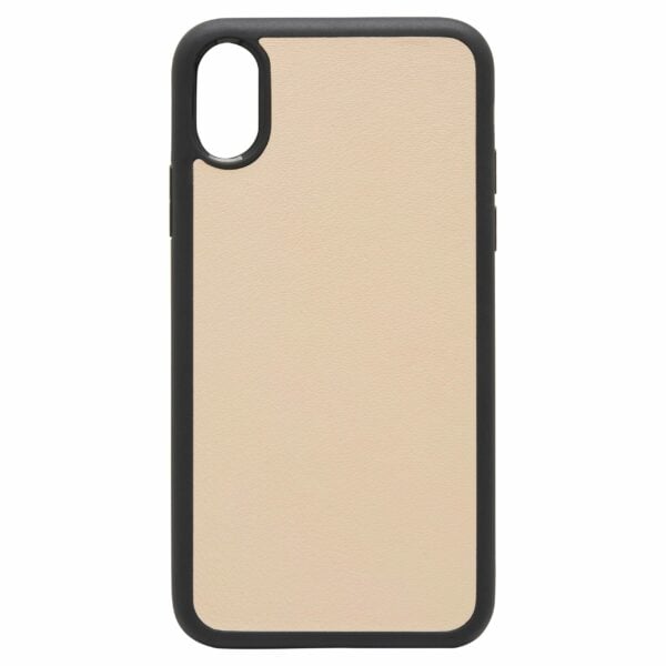 iPhone XR Nappa Leather Case - Nude