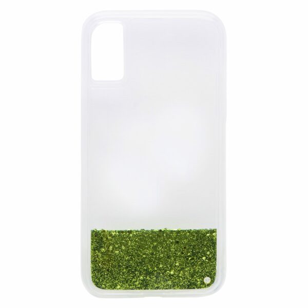 iPhone XS MAX Glitter Case - Green - Image 3