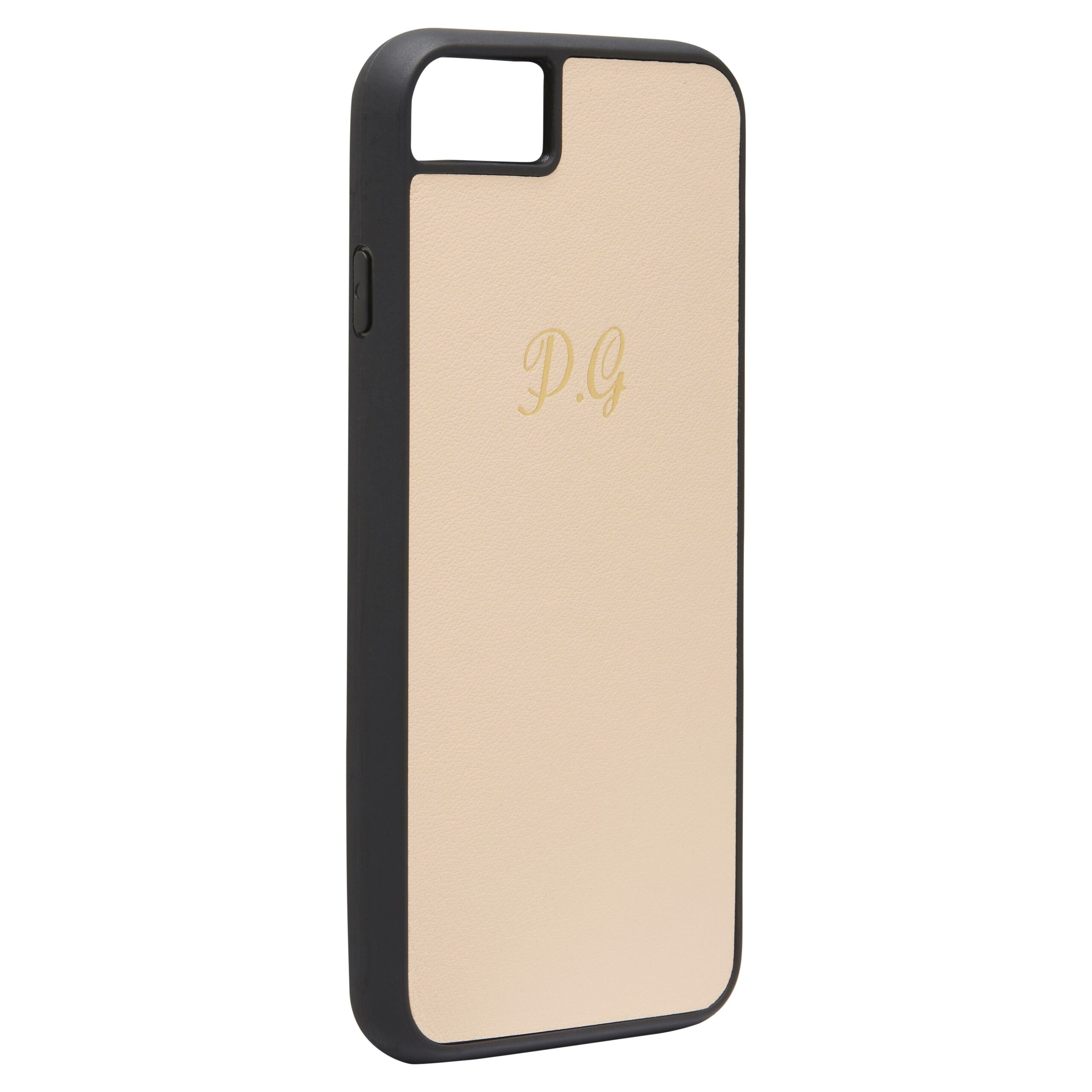 iPhone 7/8/SE Nappa Leather Case - Nude - Image 2