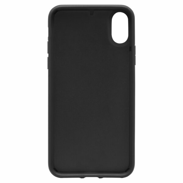iPhone XS MAX Saffiano Leather Case - Blue - Image 3