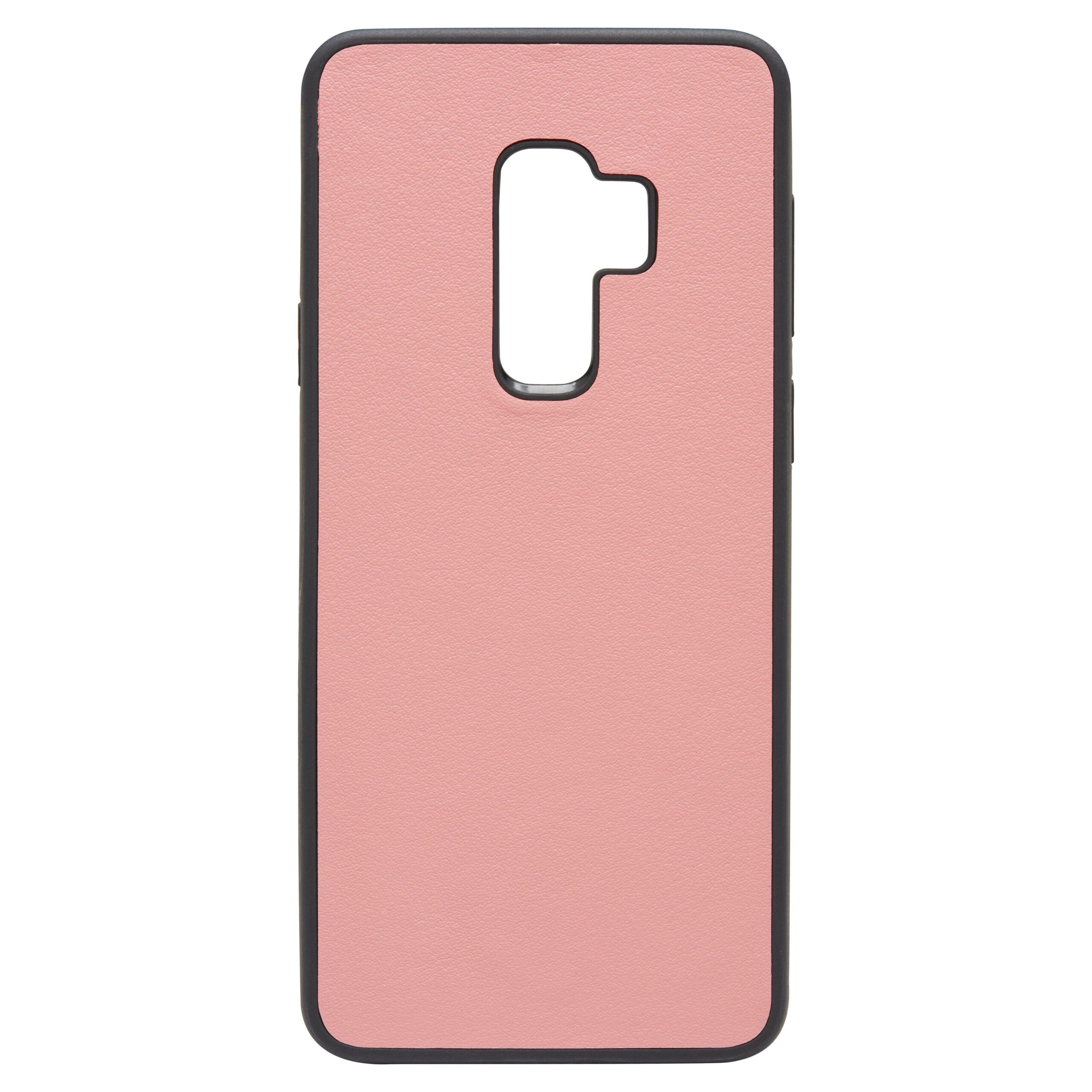Samsung S9 Plus Nappa Leather Case - Pink
