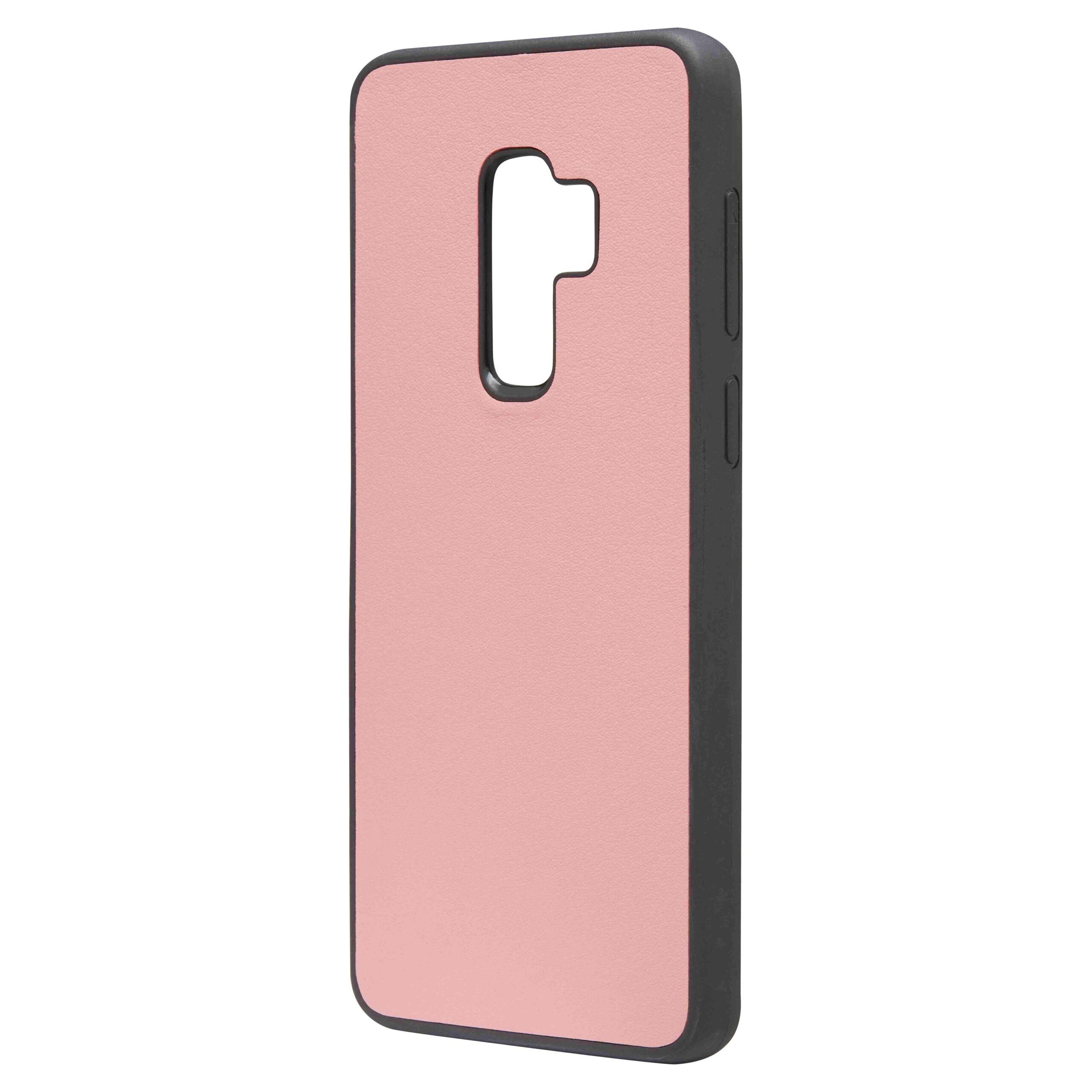 Samsung S9 Plus Nappa Leather Case - Pink - Image 4