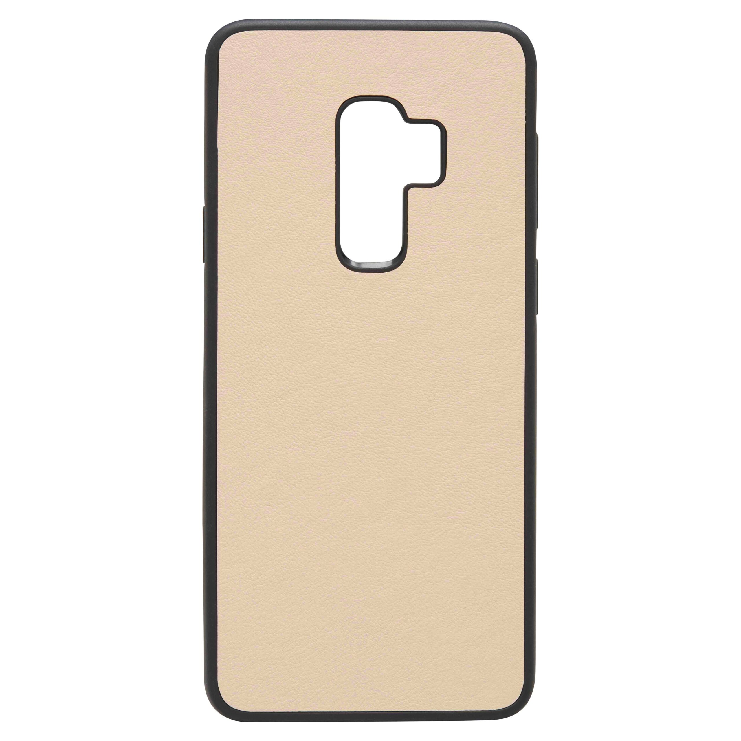 Samsung S9 Plus Nappa Leather Case - Nude