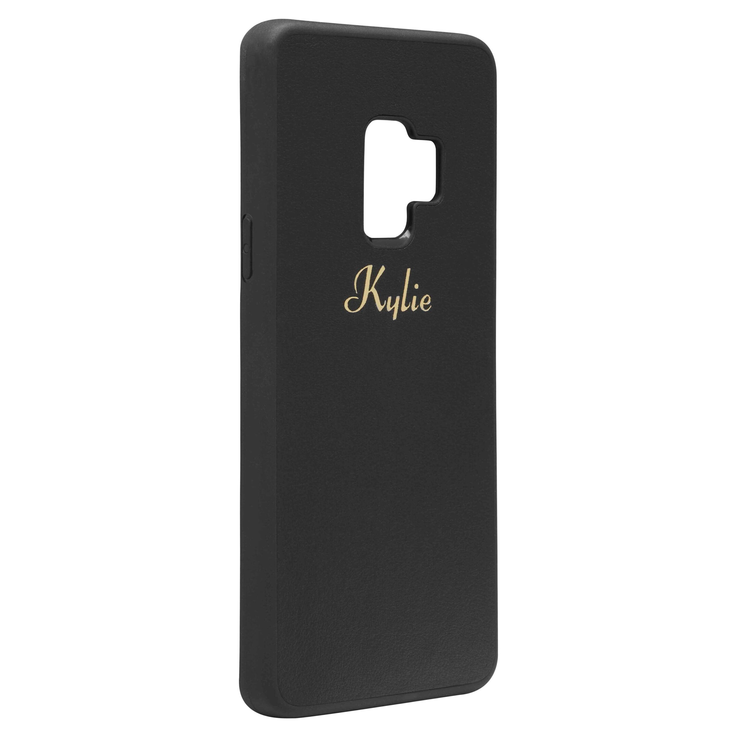 Samsung S9 Nappa Leather Case - Black - Image 2