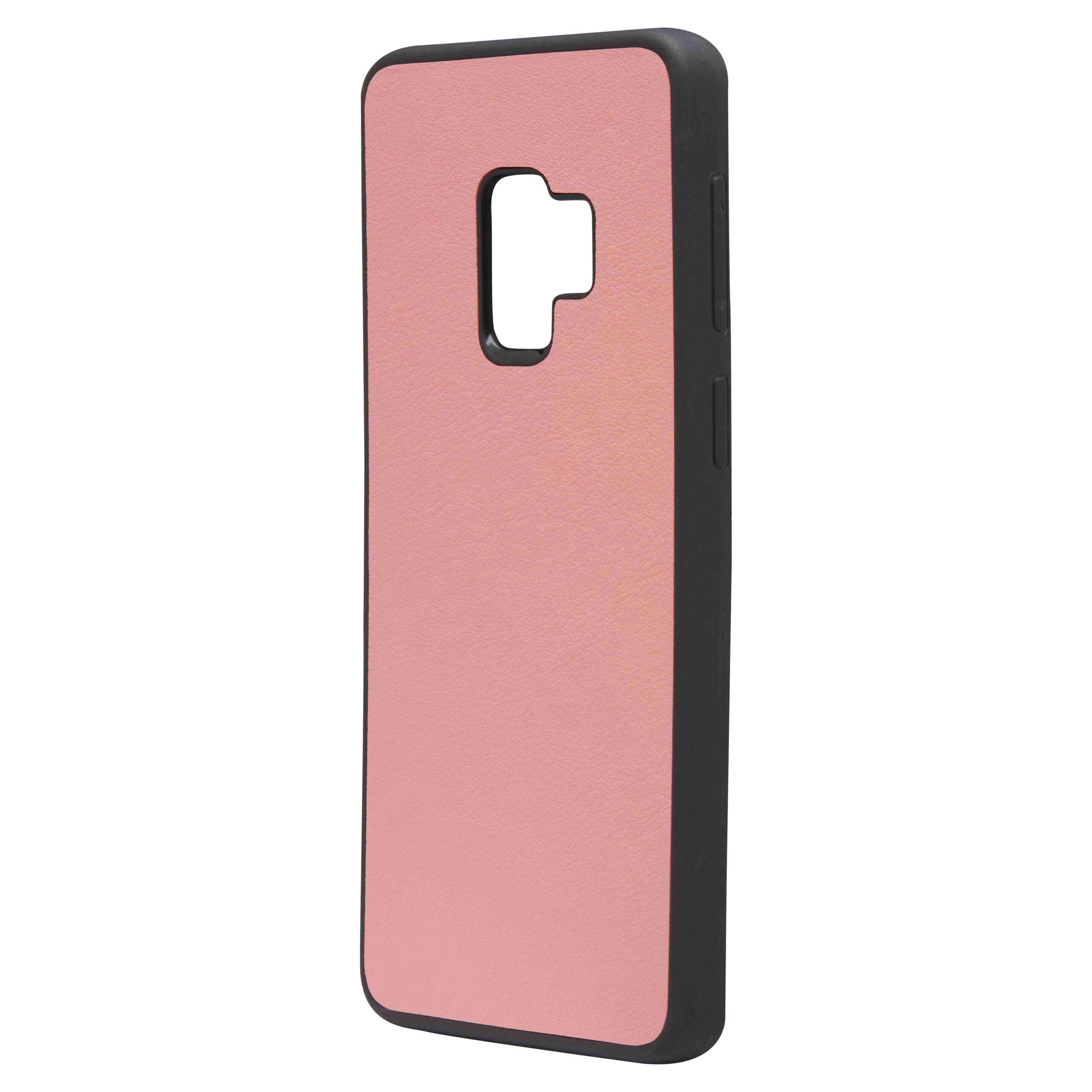 Samsung S9 Nappa Leather Case - Pink - Image 4
