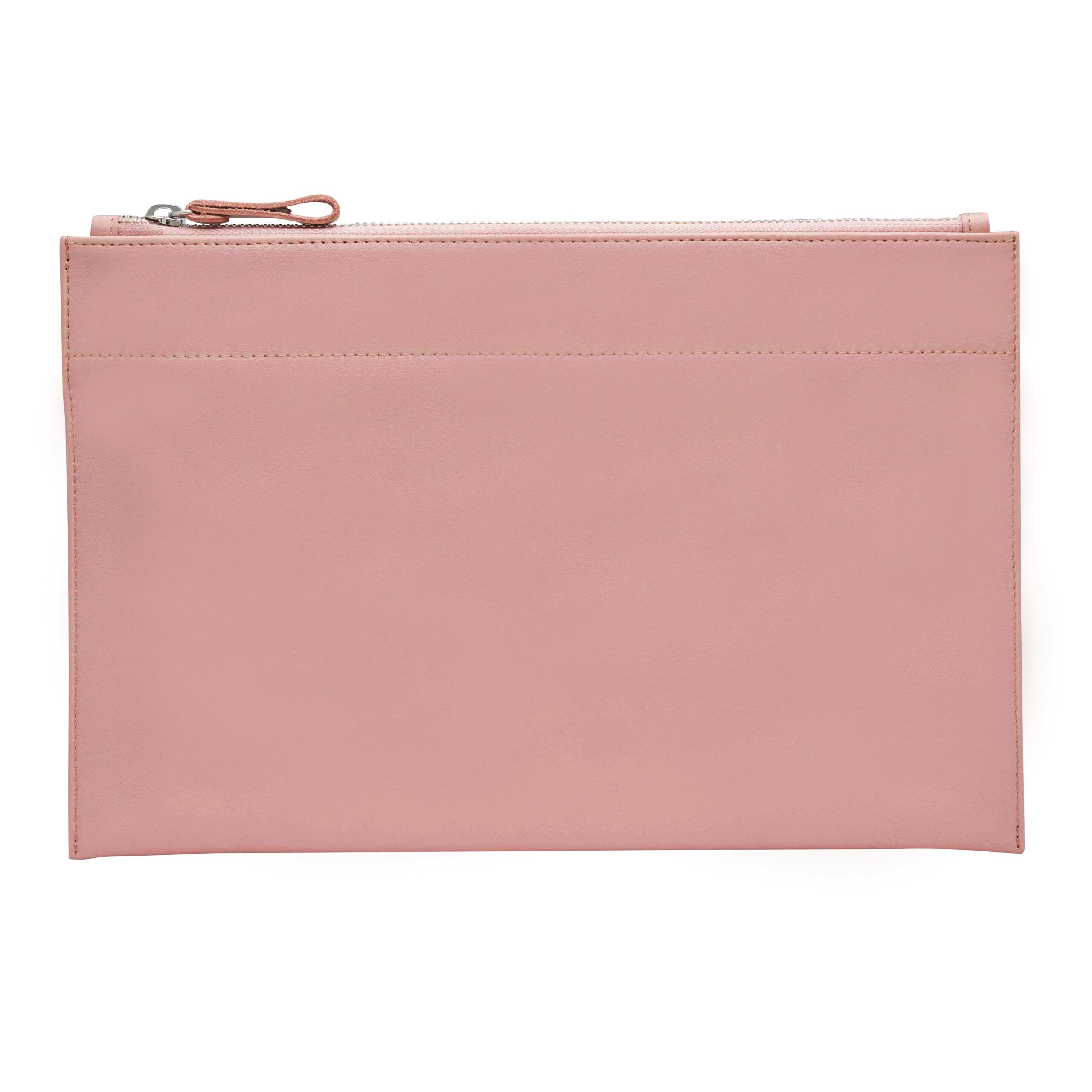 Personalised Leather Pouch Large - Pink - Image 2