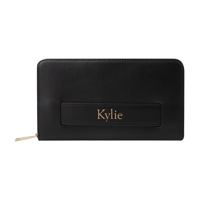 Lifestyle Wallet- Black (Monogram on Strap) - Image 2