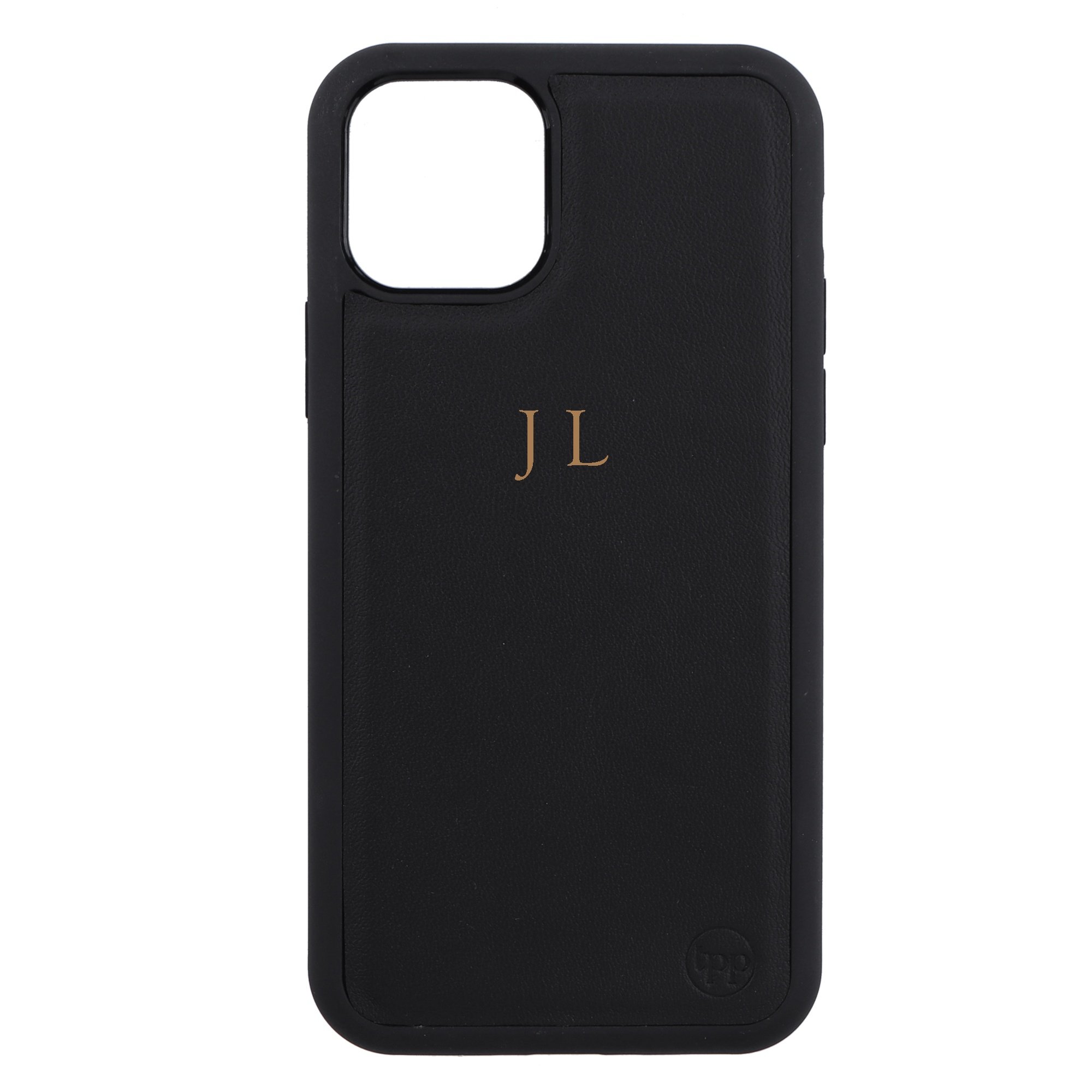 iPhone 11 Pro Nappa Leather Case - Black - Image 2