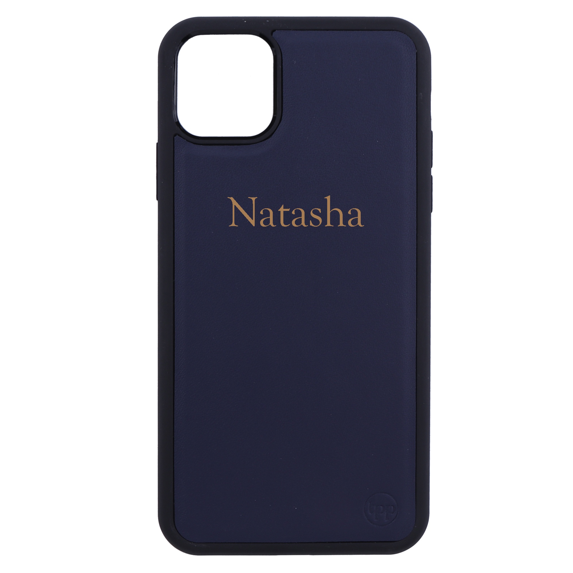 iPhone 11 Pro Nappa Leather Case - Blue - Image 2