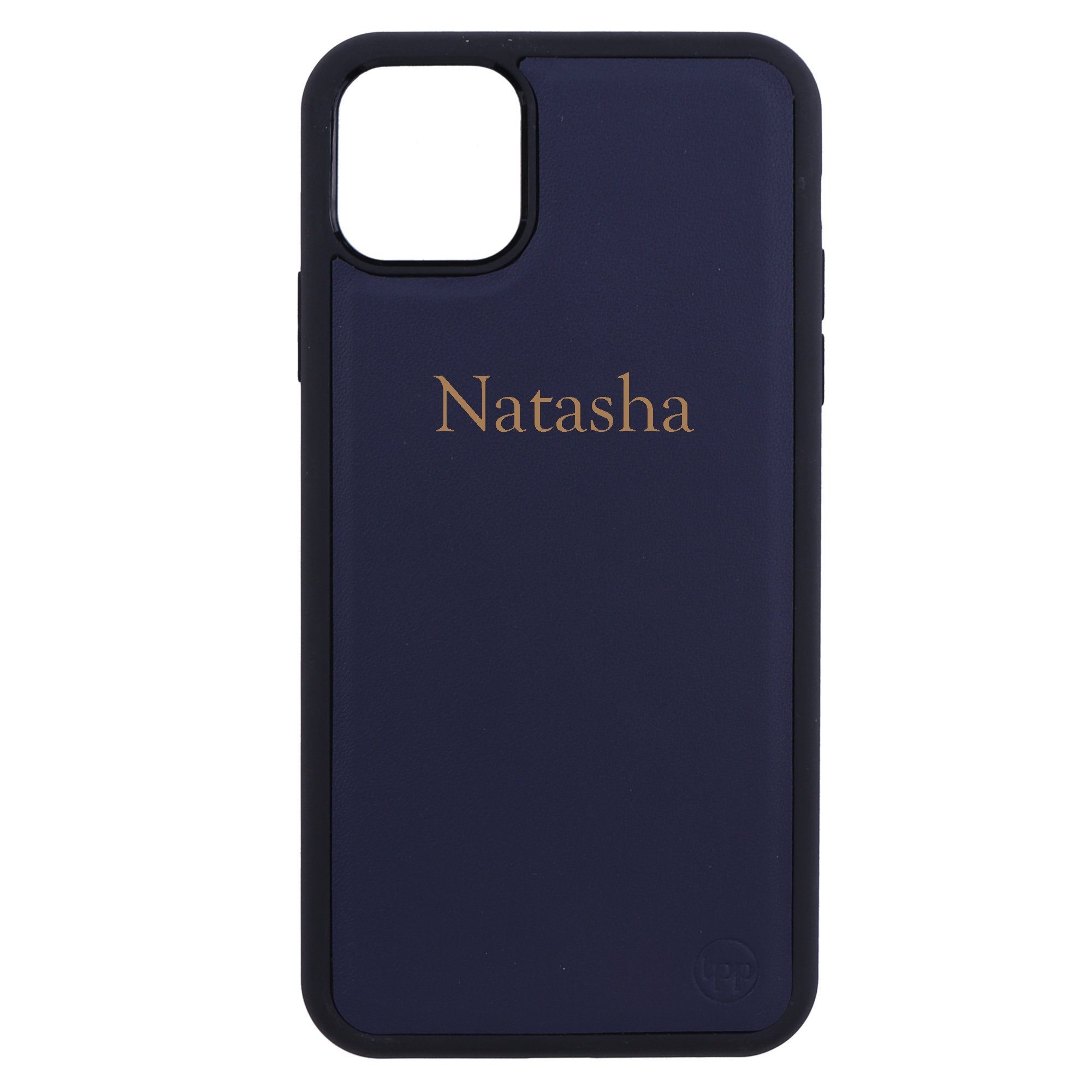 iPhone 11 Pro Max Nappa Leather Case - Blue - Image 2