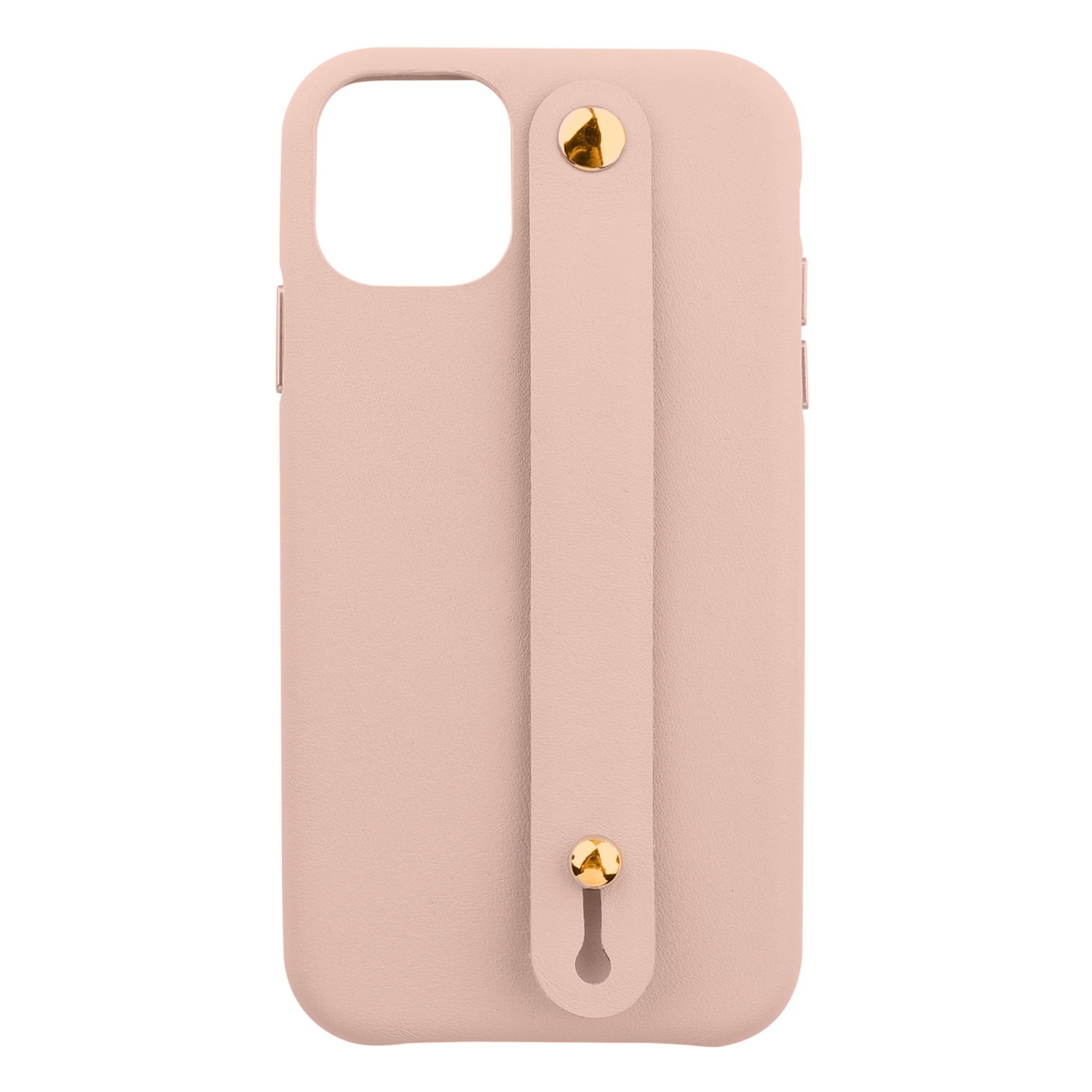 iPhone 11 Pro Max Letter Strap Case- Nude
