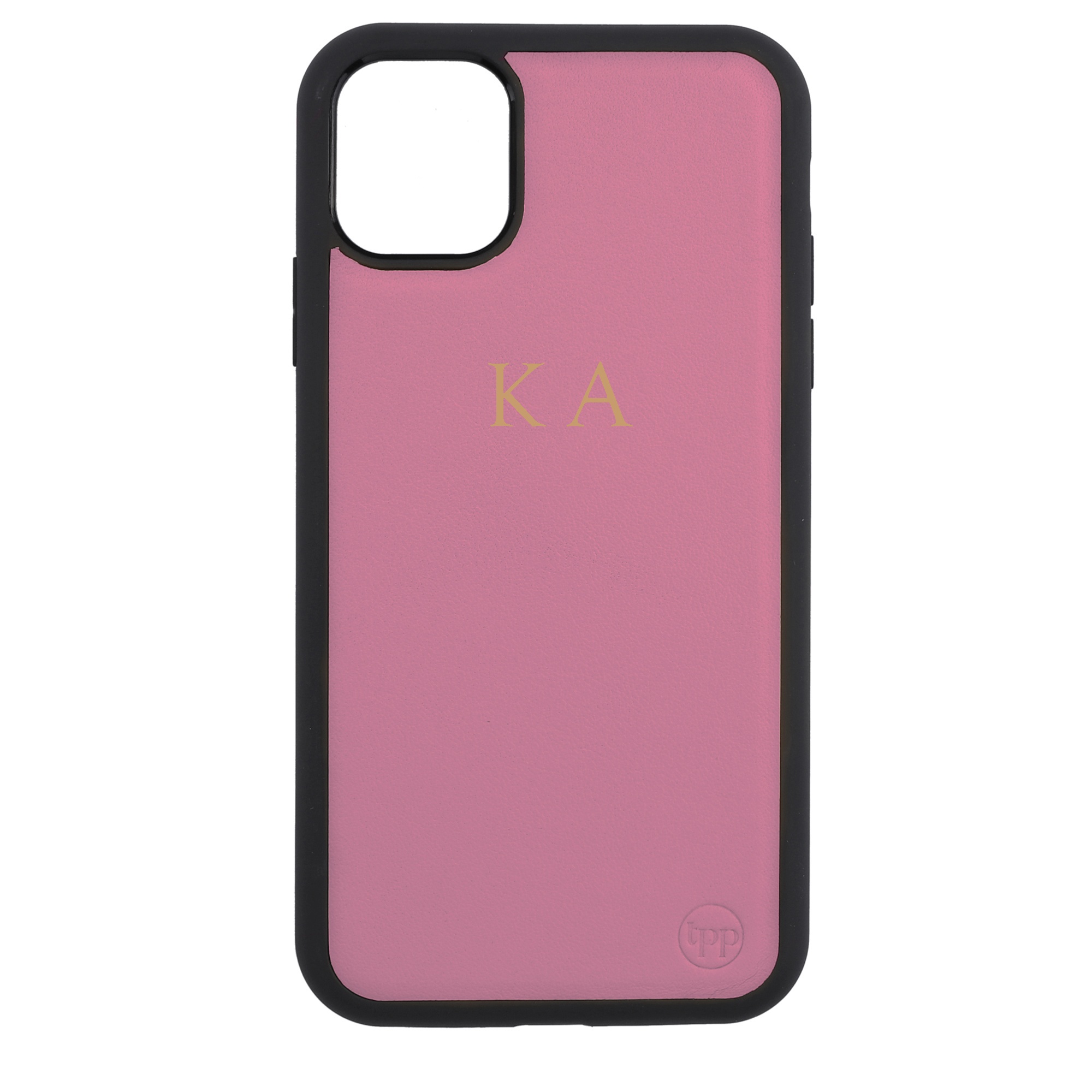 iPhone 11 Nappa Leather Case - Pink - Image 2