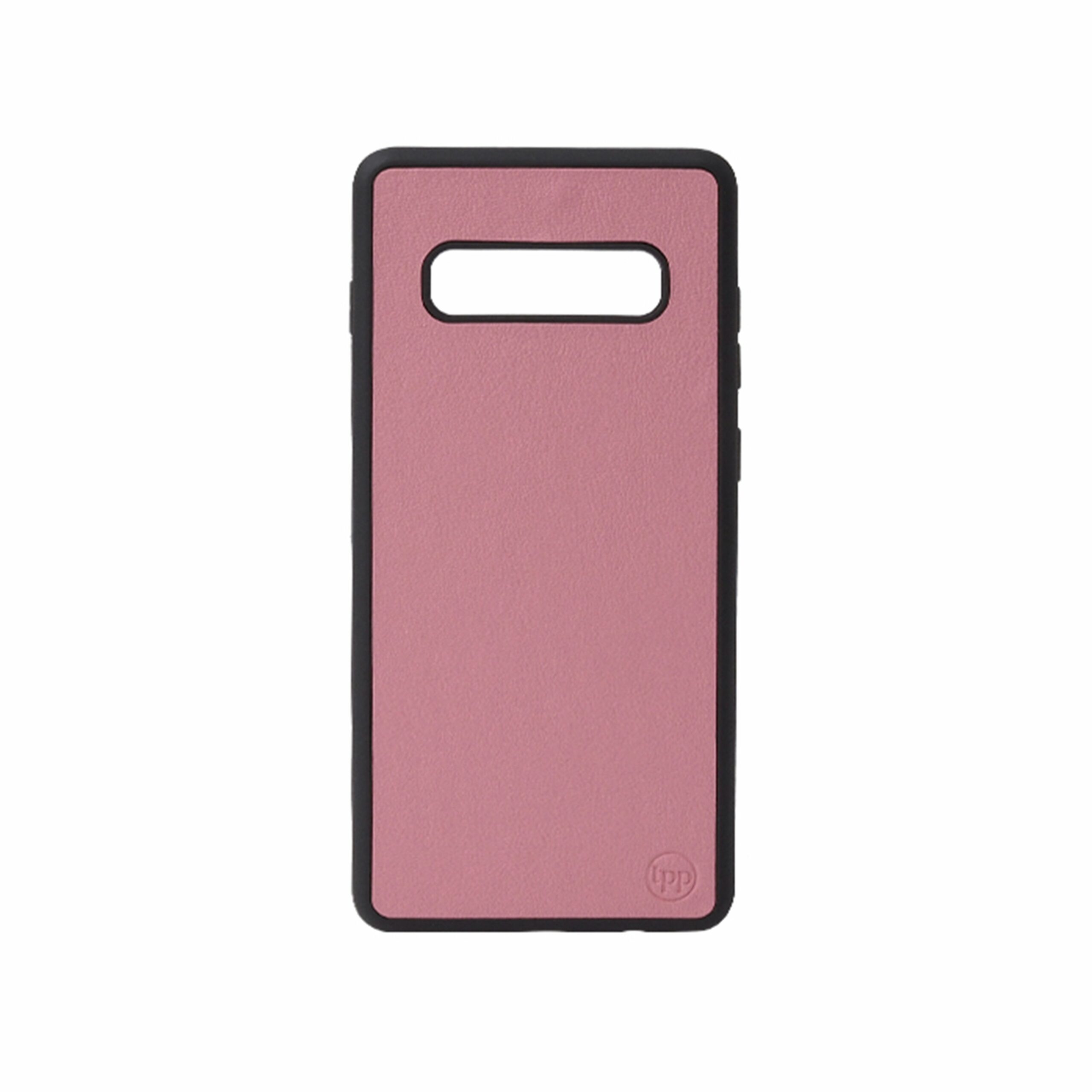 Samsung S10 Plus Nappa Leather Case - Pink
