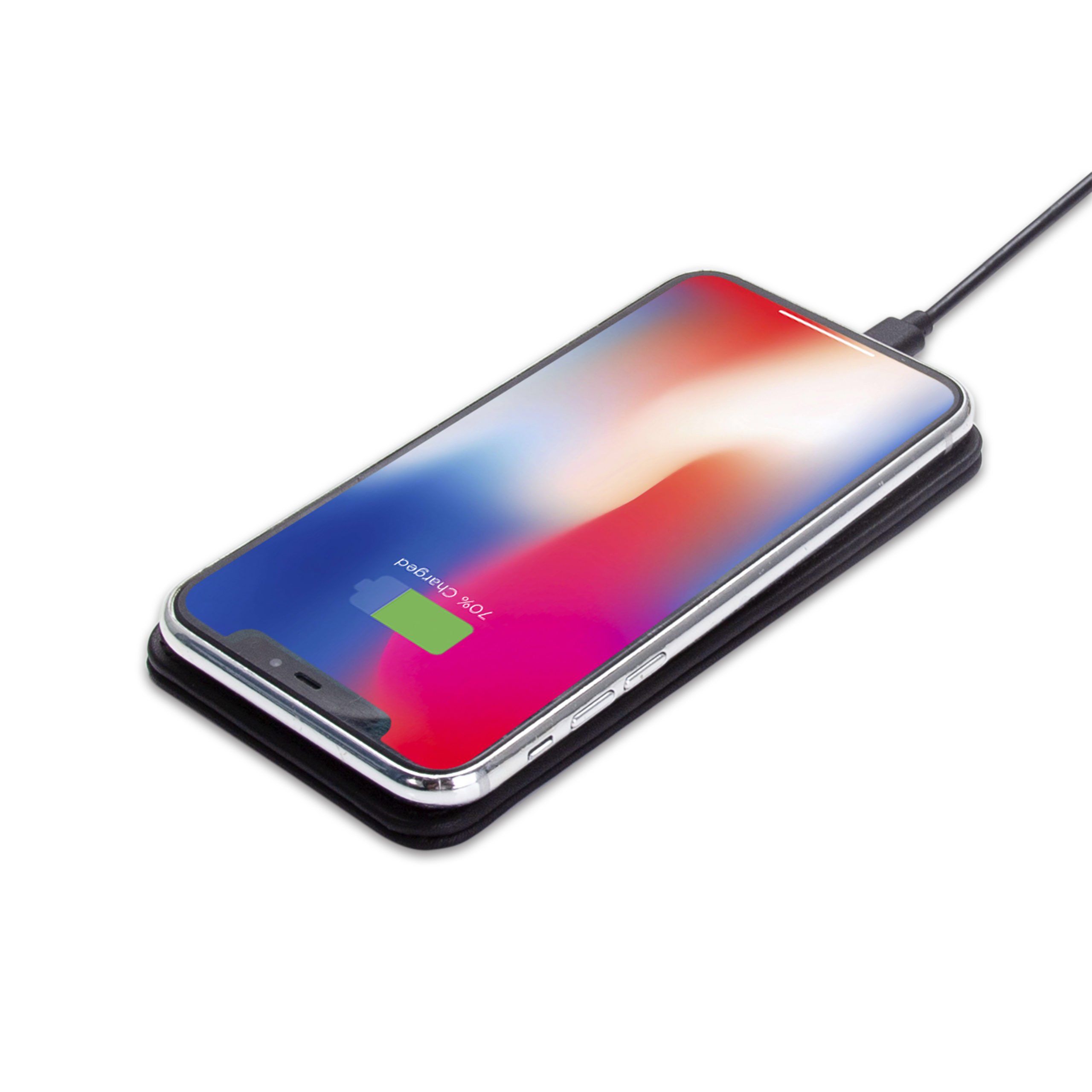 Wireless Charging Leather Pad- Black - Image 4