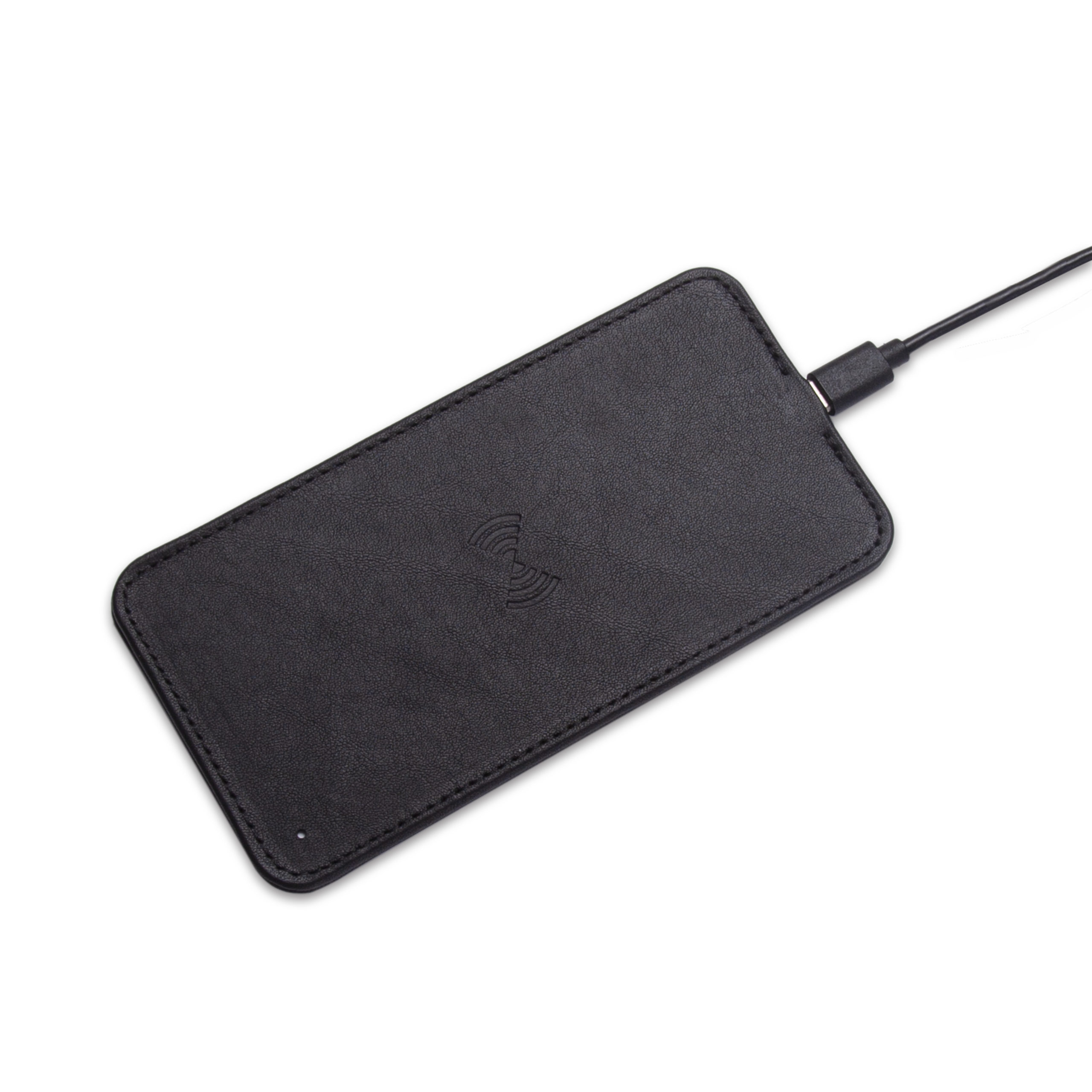 Wireless Charging Leather Pad- Black - Image 5