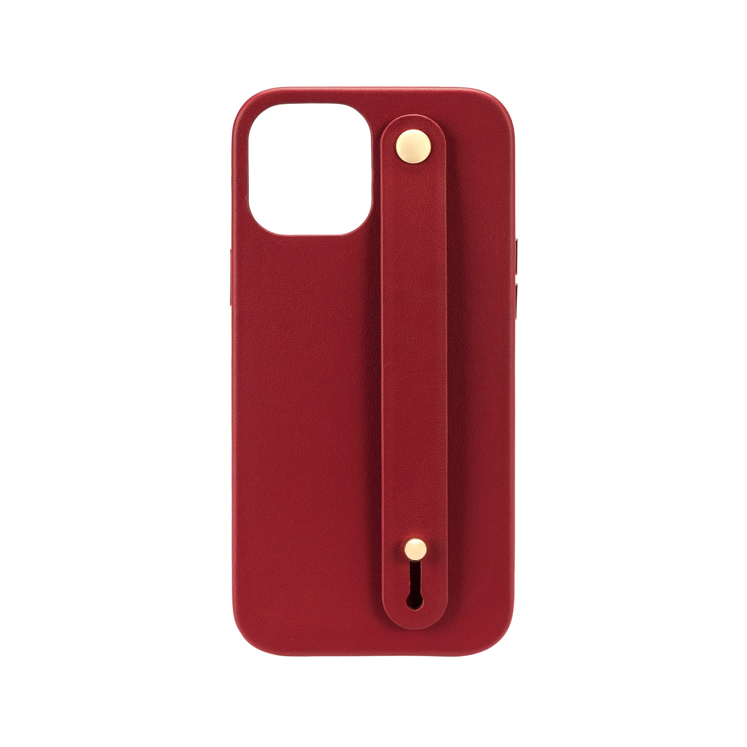 iPhone 12 mini Letter Strap Case- Red