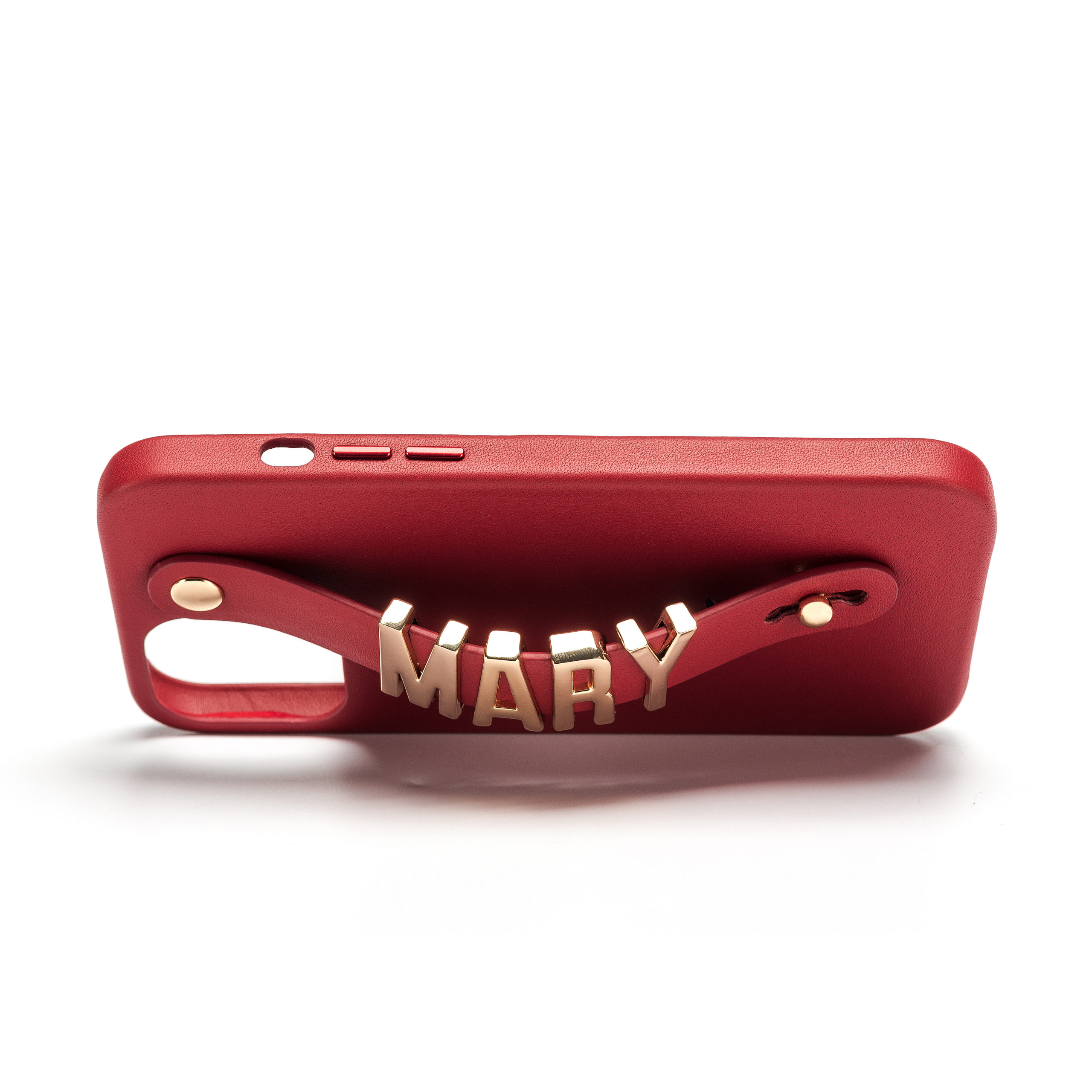 iPhone 12 Pro Max Letter Strap Case- Red - Image 5