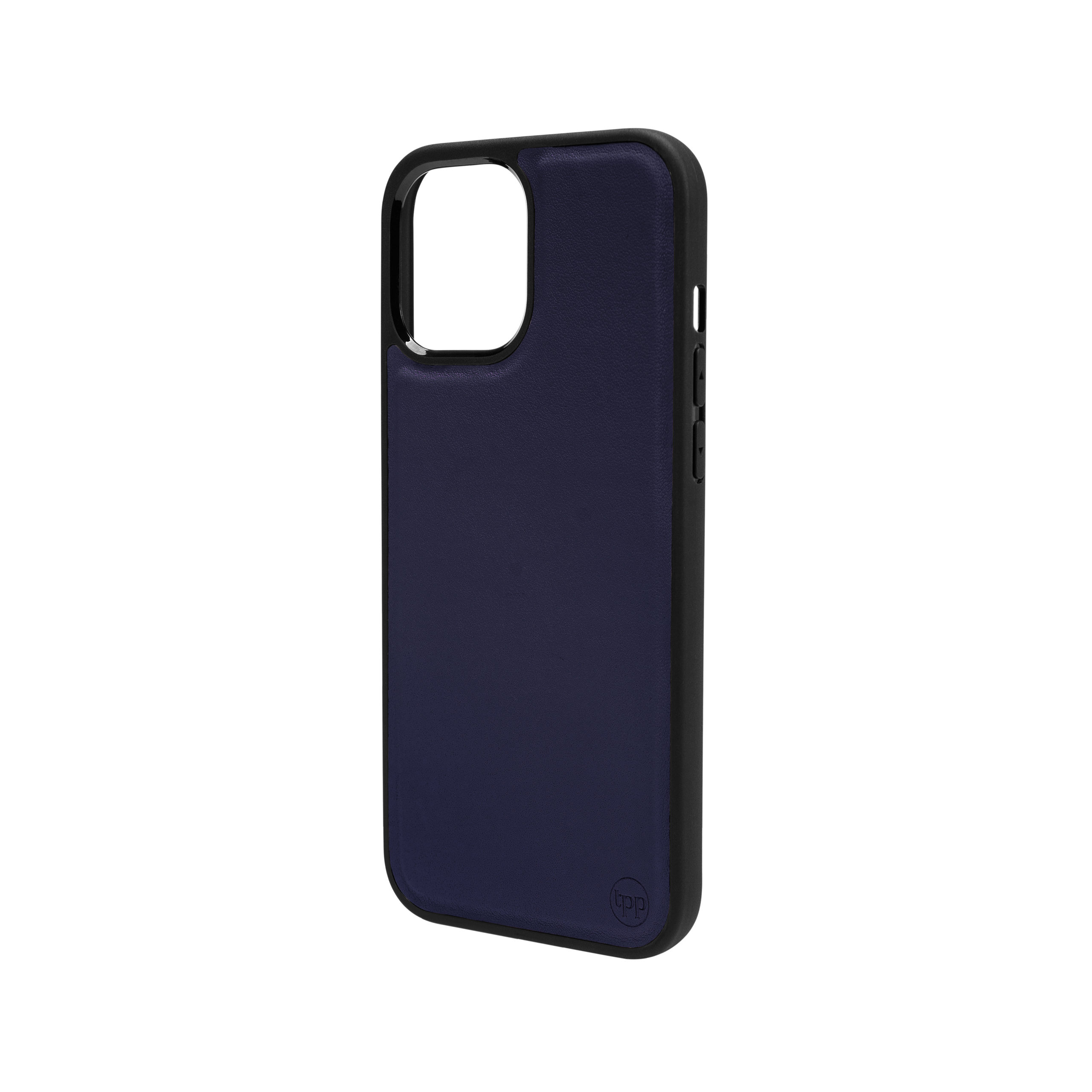 iPhone 12 Nappa Leather Case - Blue - Image 4