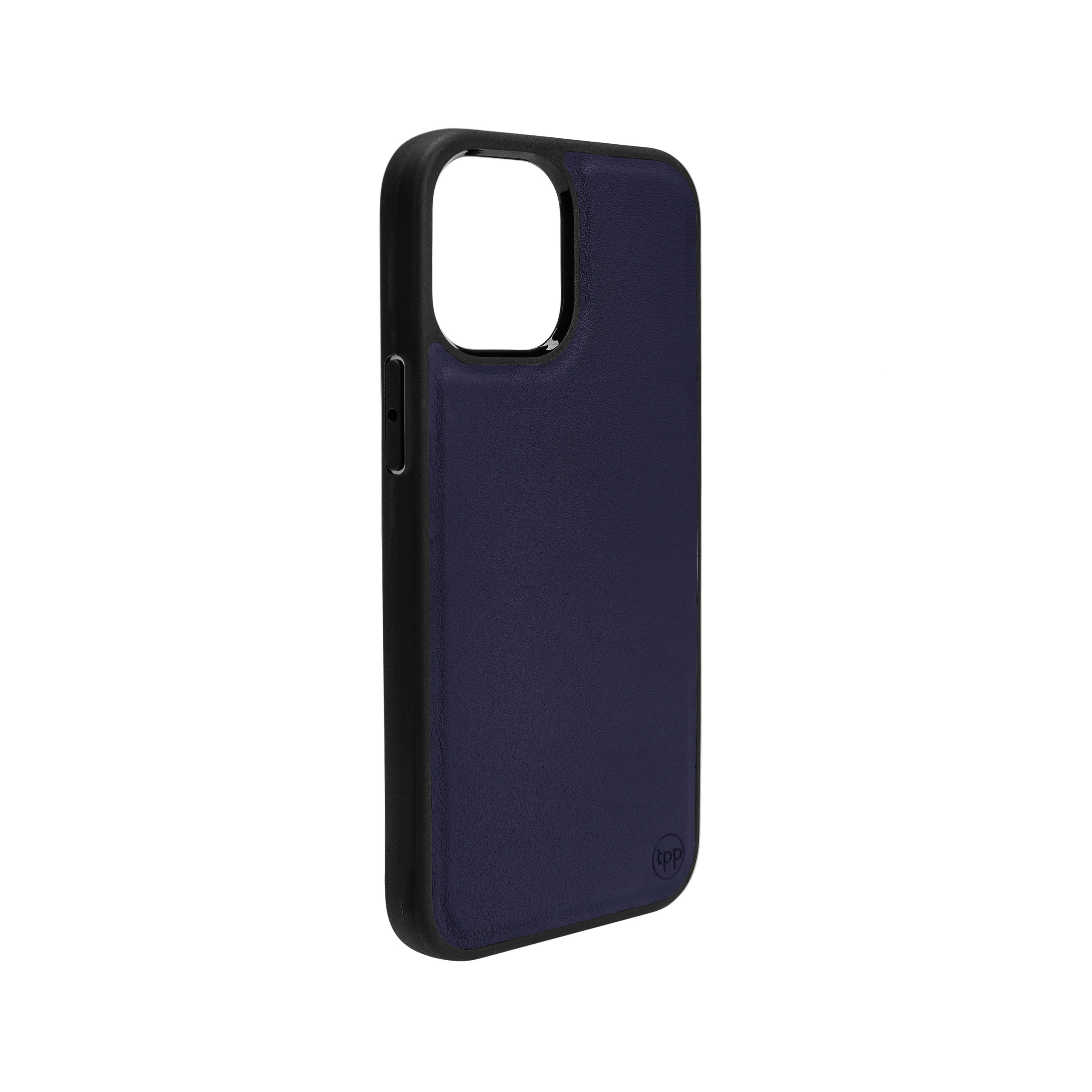 iPhone 12 Nappa Leather Case - Blue - Image 2