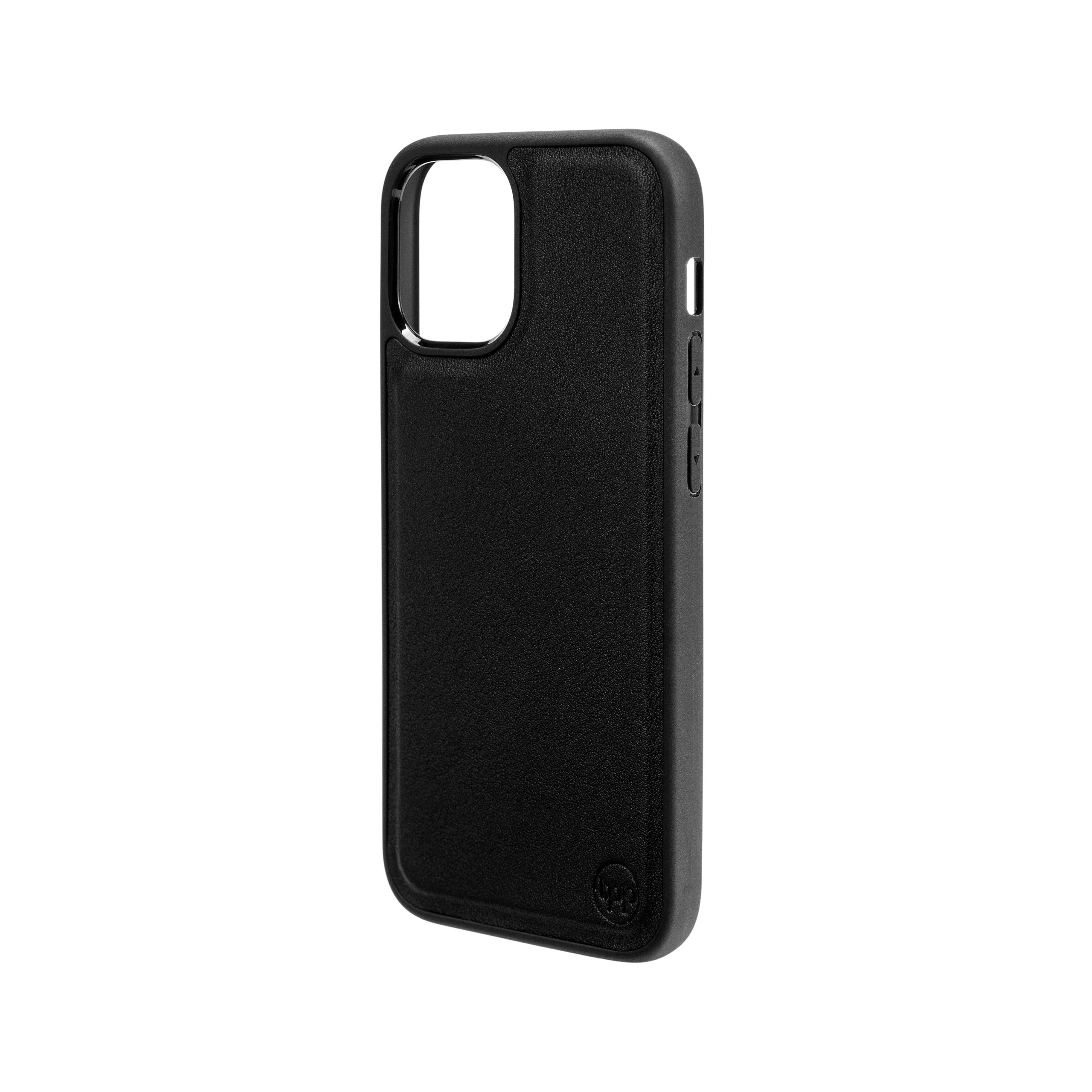 iPhone 12 Pro Max Nappa Leather Case - Black - Image 4