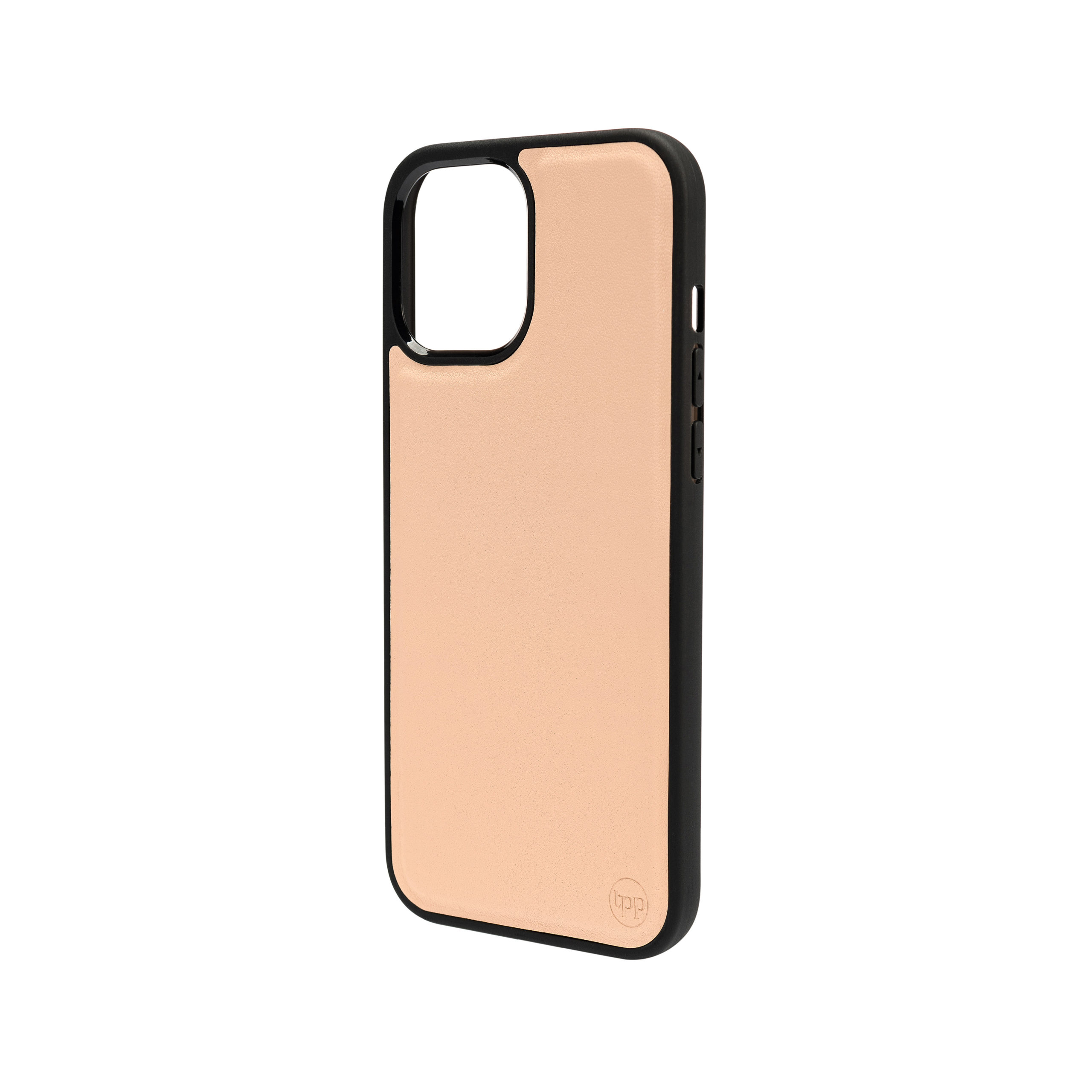 iPhone 12 Pro Max Nappa Leather Case - Nude - Image 4